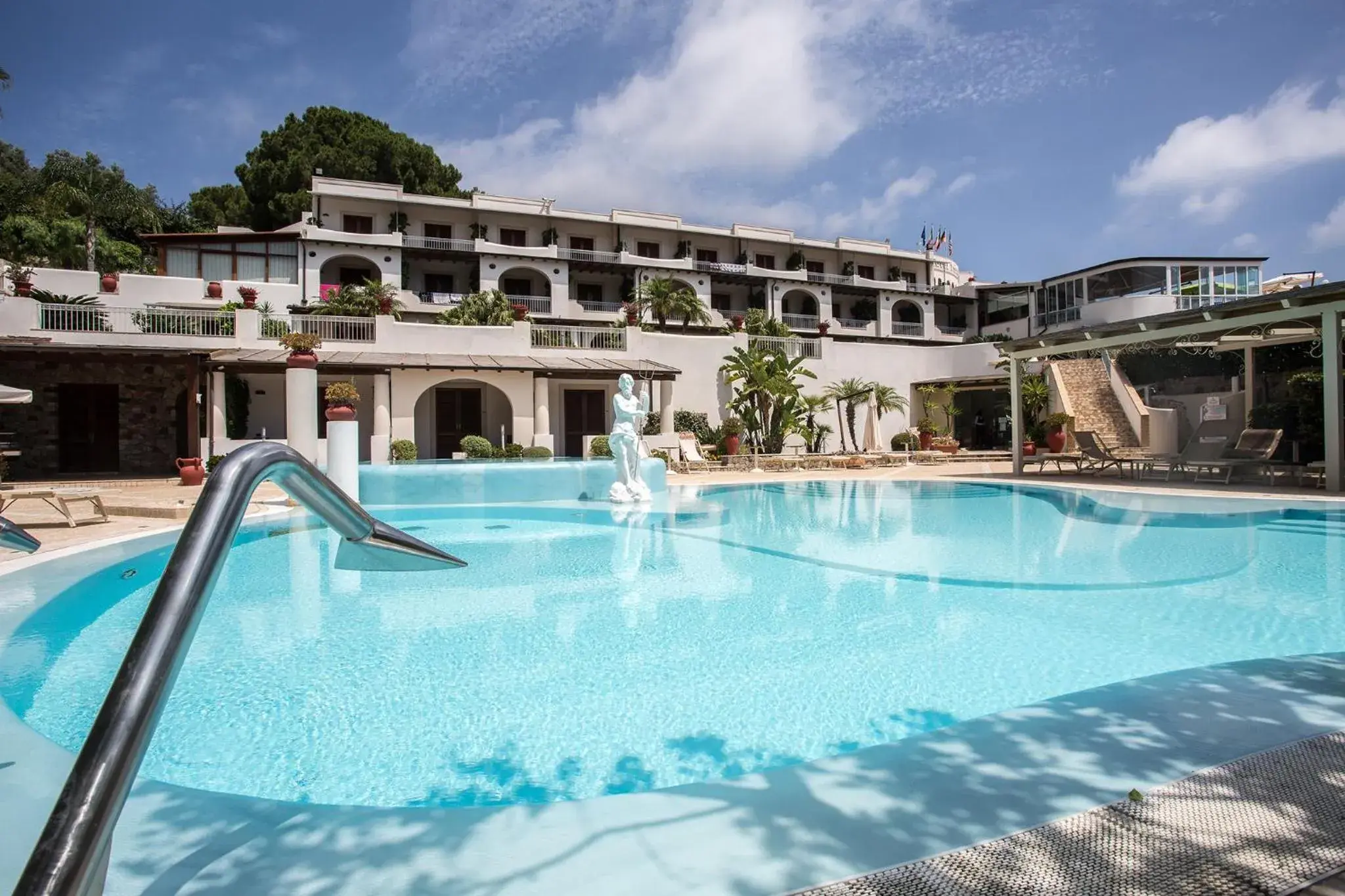 Property building, Swimming Pool in Hotel Tritone Lipari