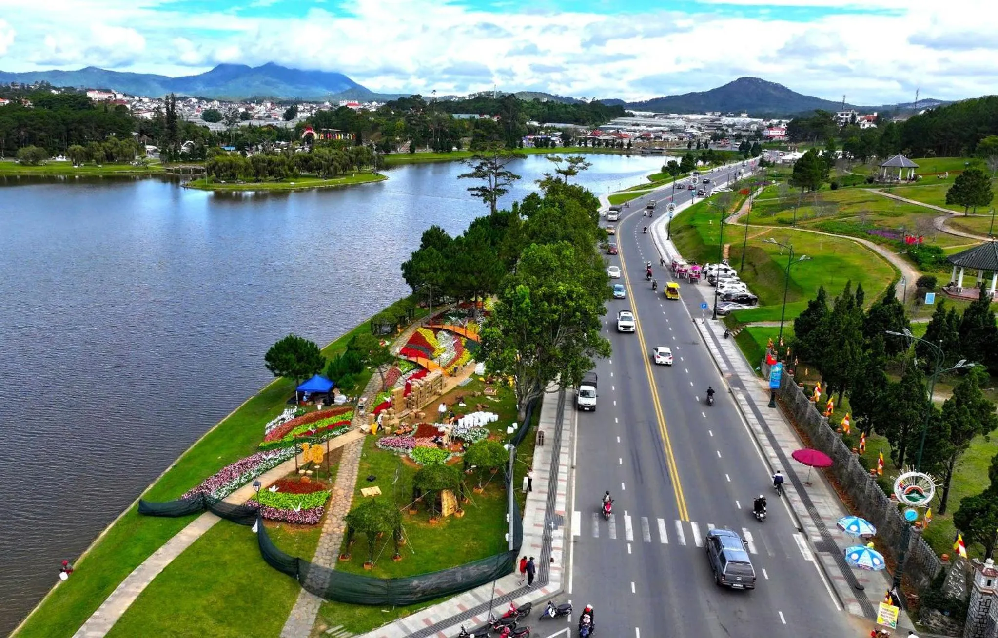 Bird's eye view in Moc Nhien Hostel Da Lat
