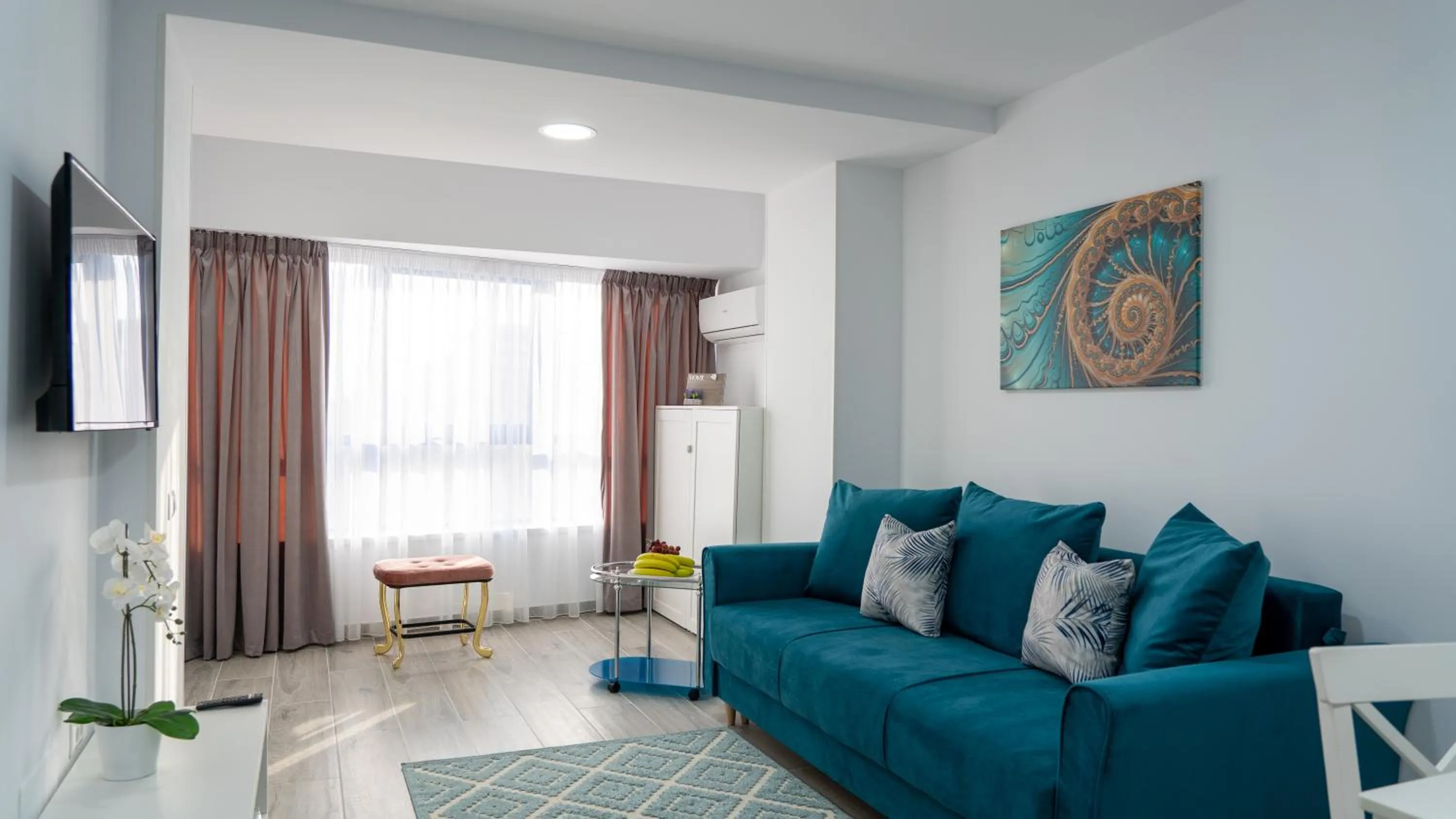 Seating area in Sea View Apartments Olimp - Avenue Hotels