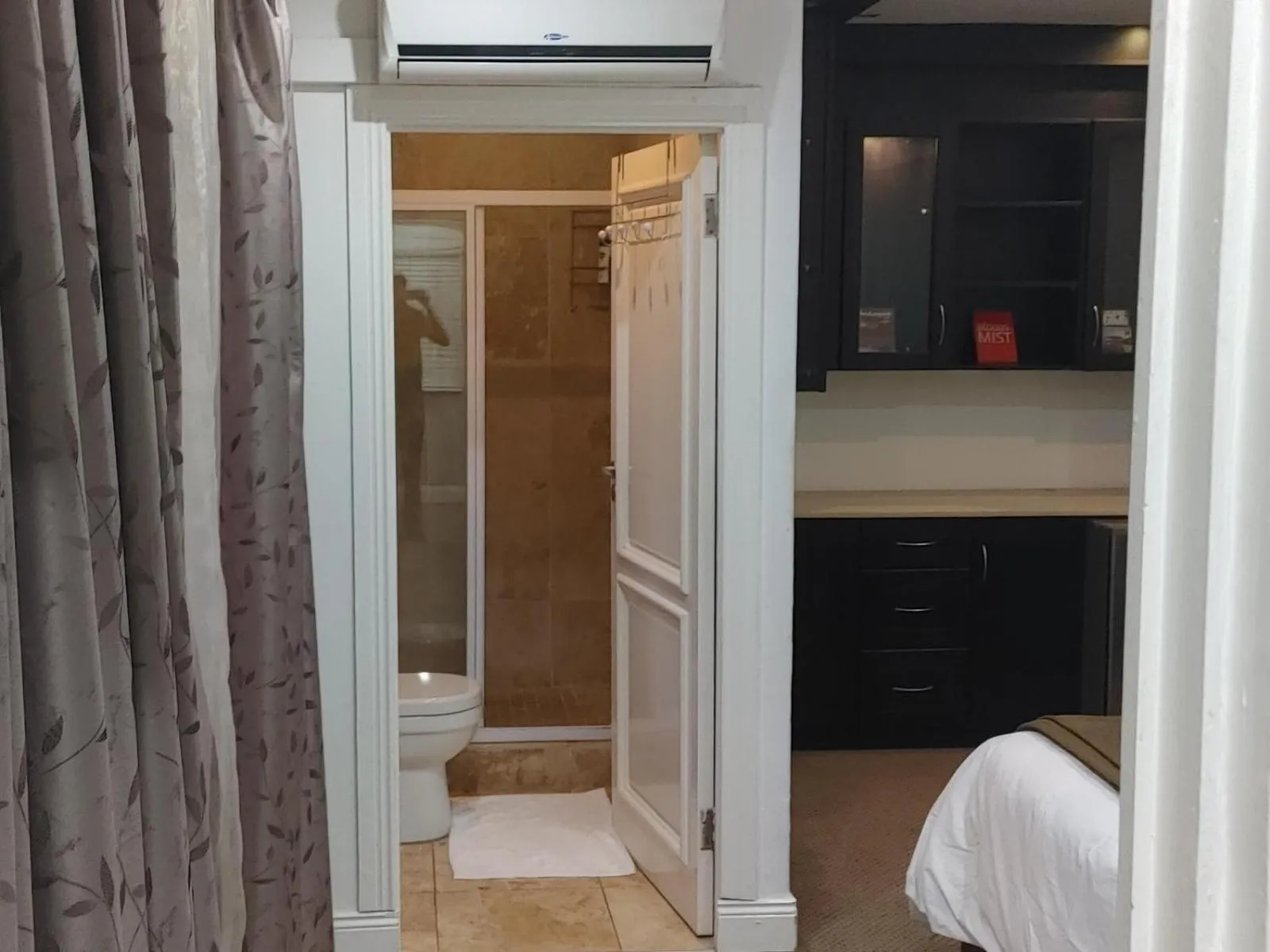 Shower in 131 on Herbert Baker Boutique Hotel