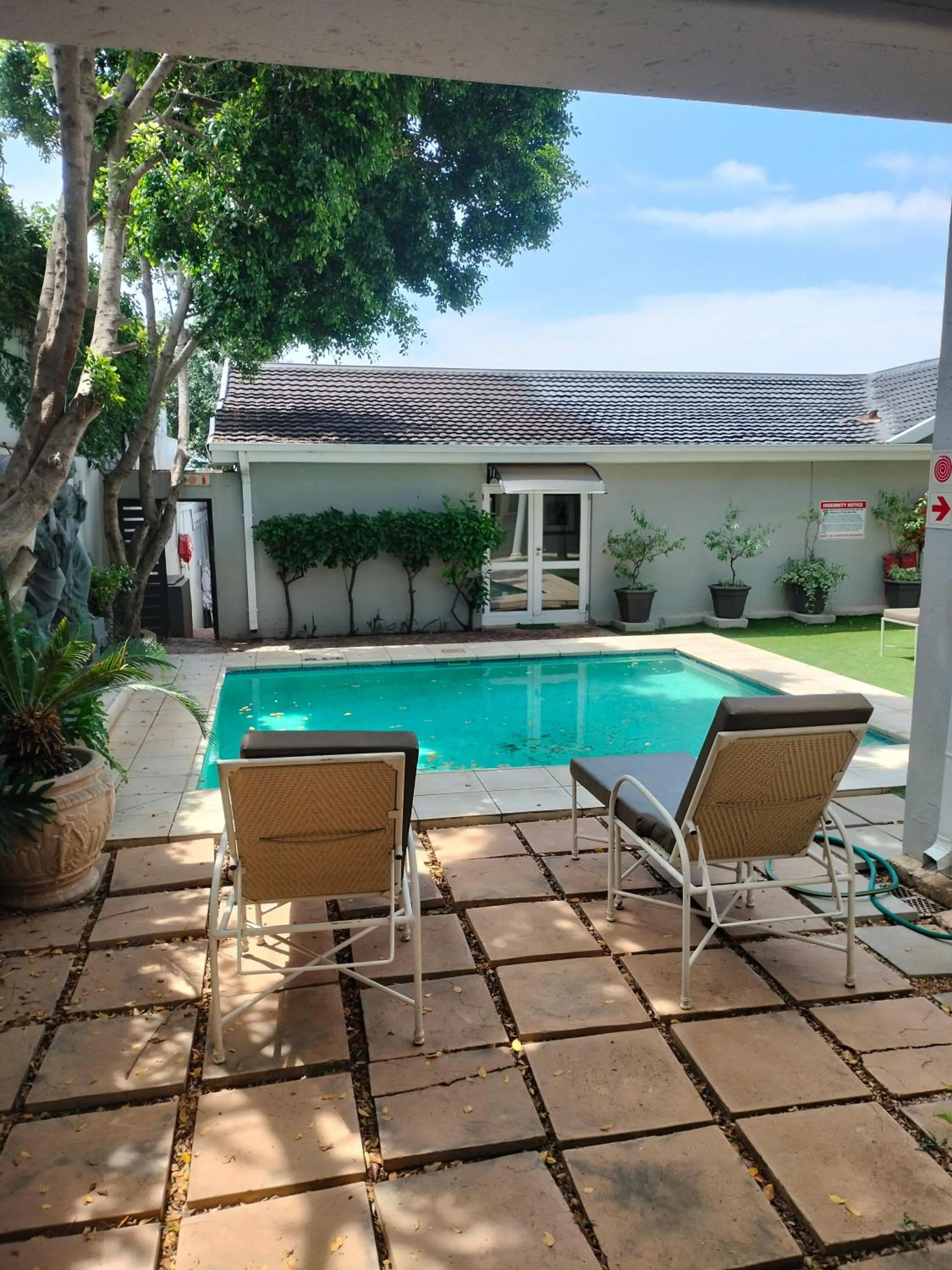 Swimming pool in 131 on Herbert Baker Boutique Hotel
