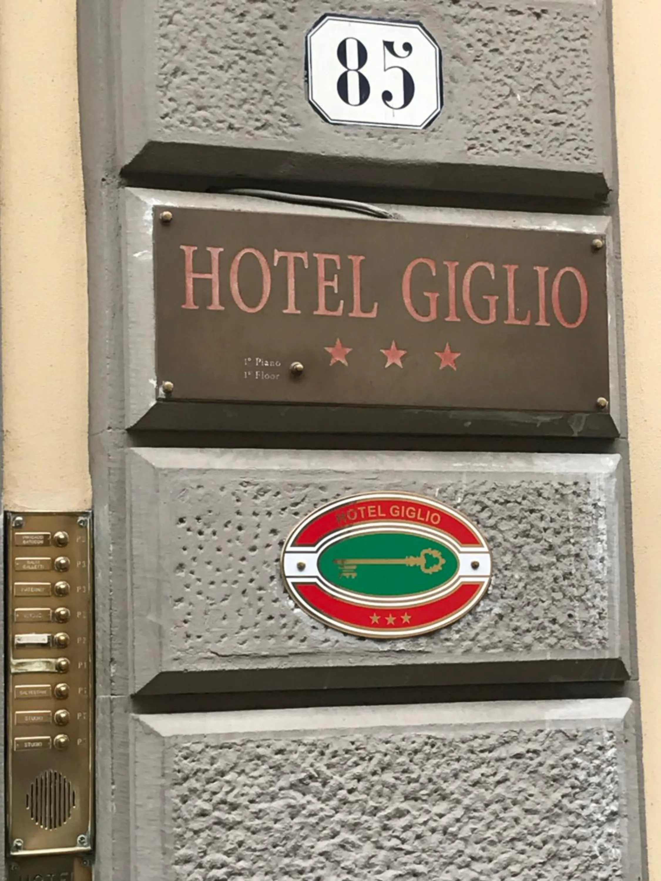 Facade/entrance in Hotel Giglio