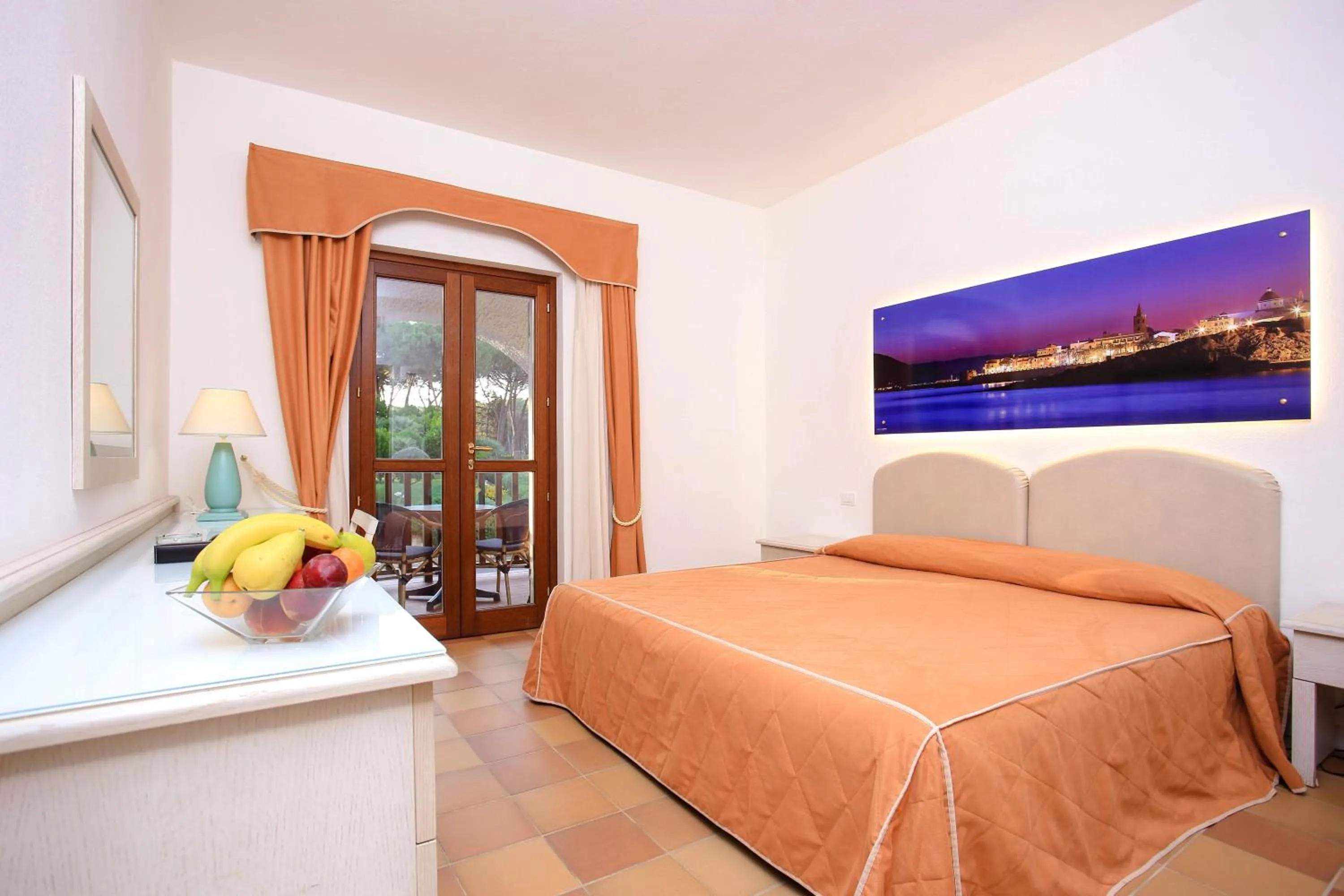 Garden view, Bed in Hotel Punta Negra