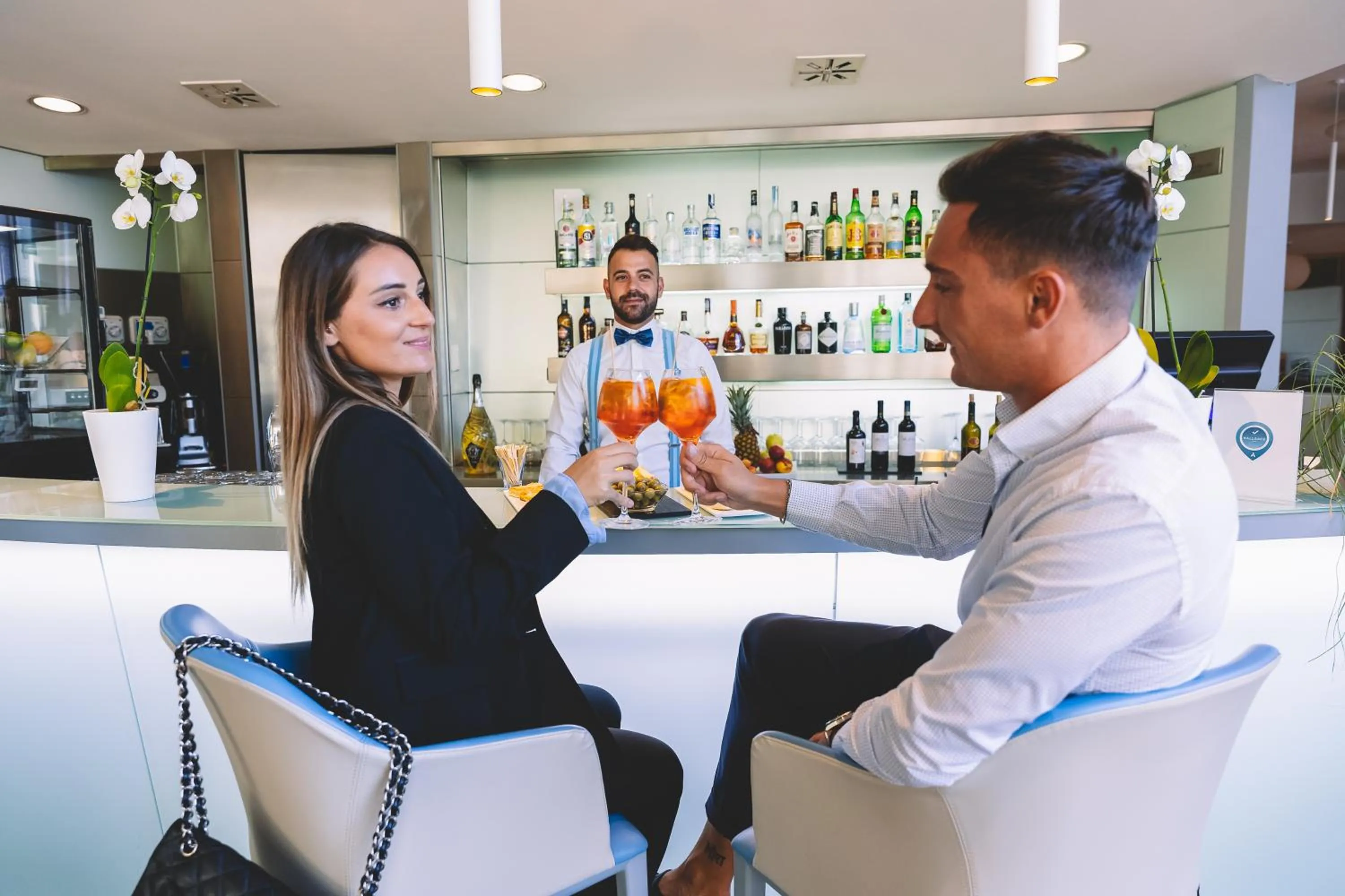 Lounge or bar in Novotel Venezia Mestre Castellana