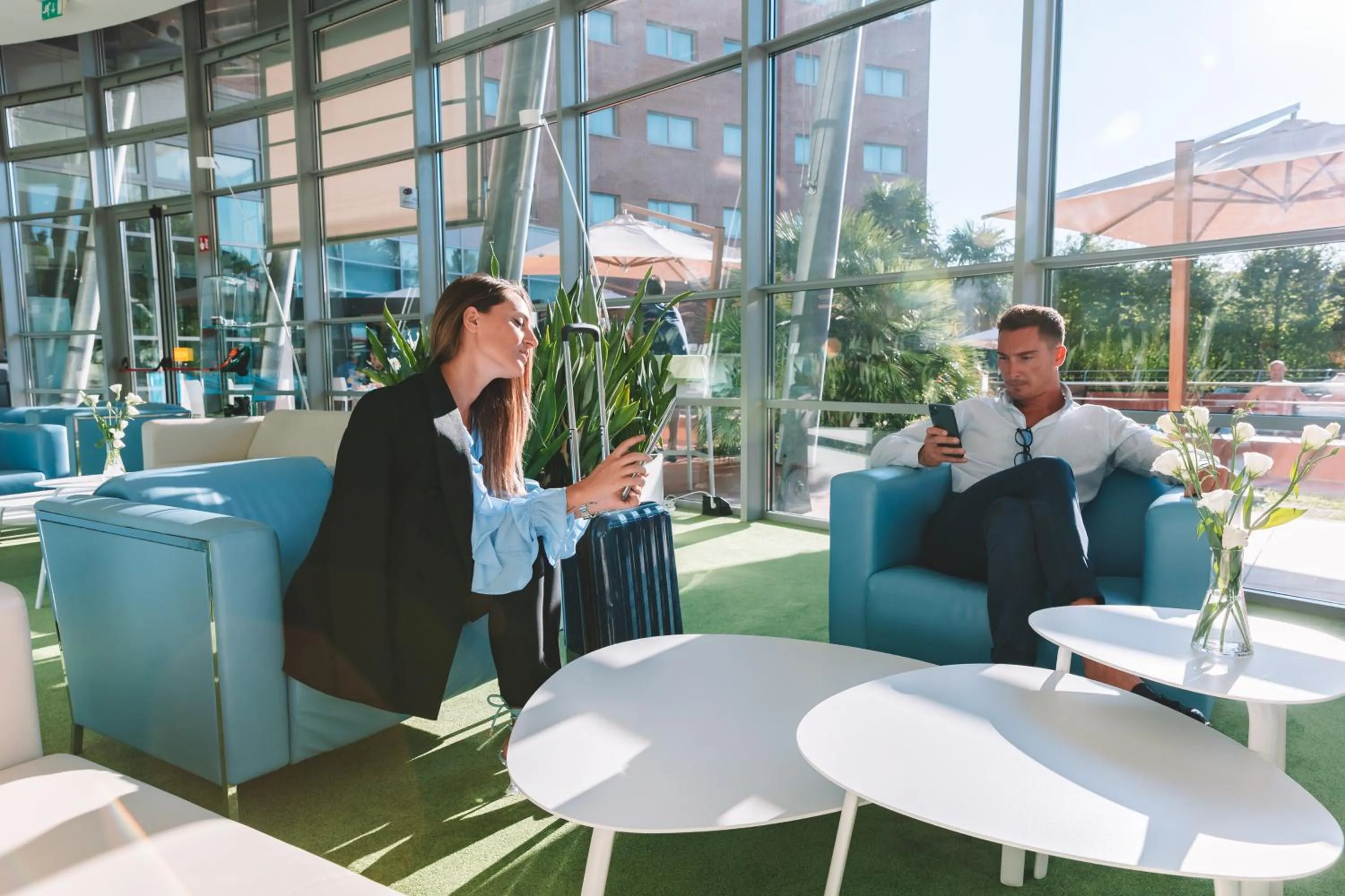 Lobby or reception in Novotel Venezia Mestre Castellana