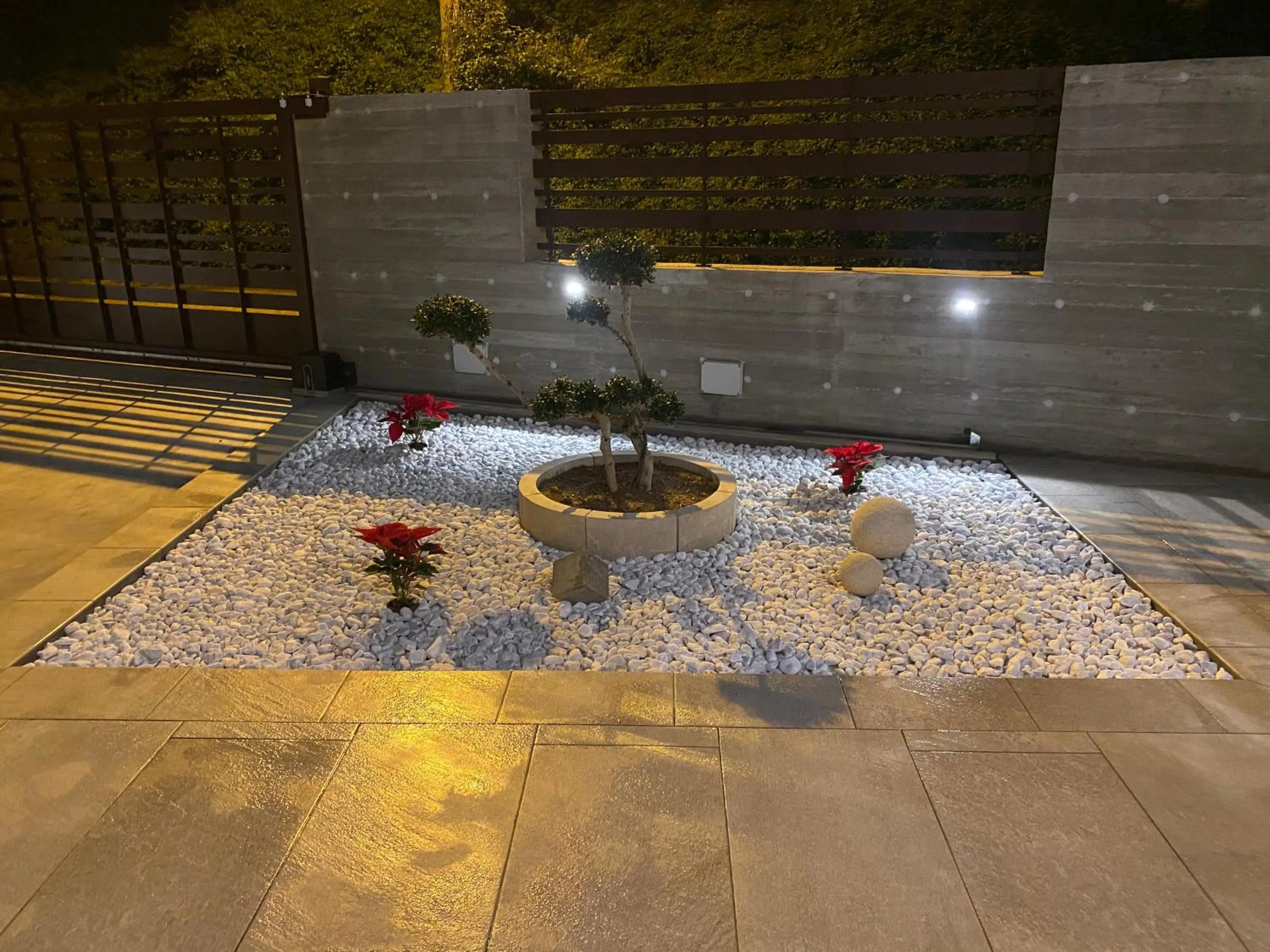 Garden view in B&B Melissa