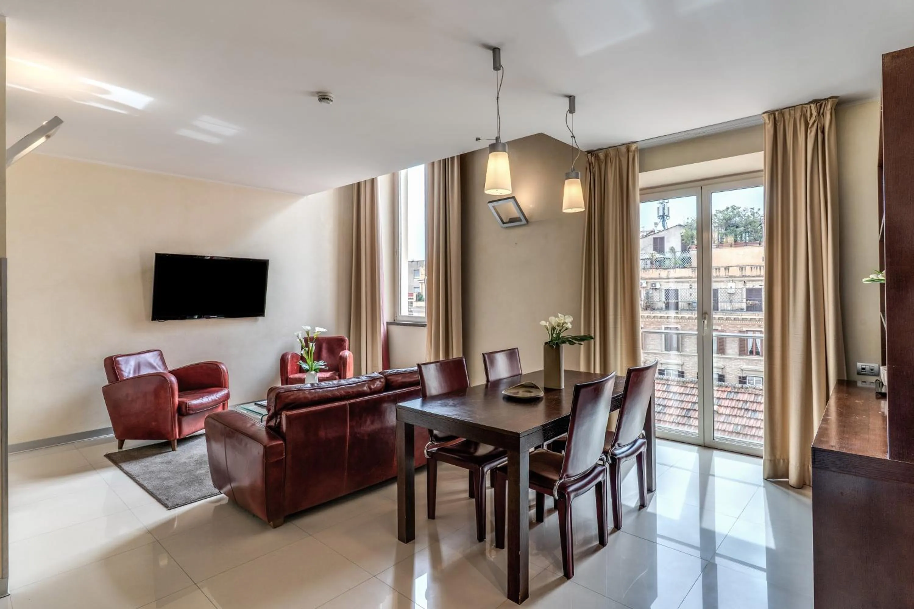 Living room in La Griffe Hotel Roma