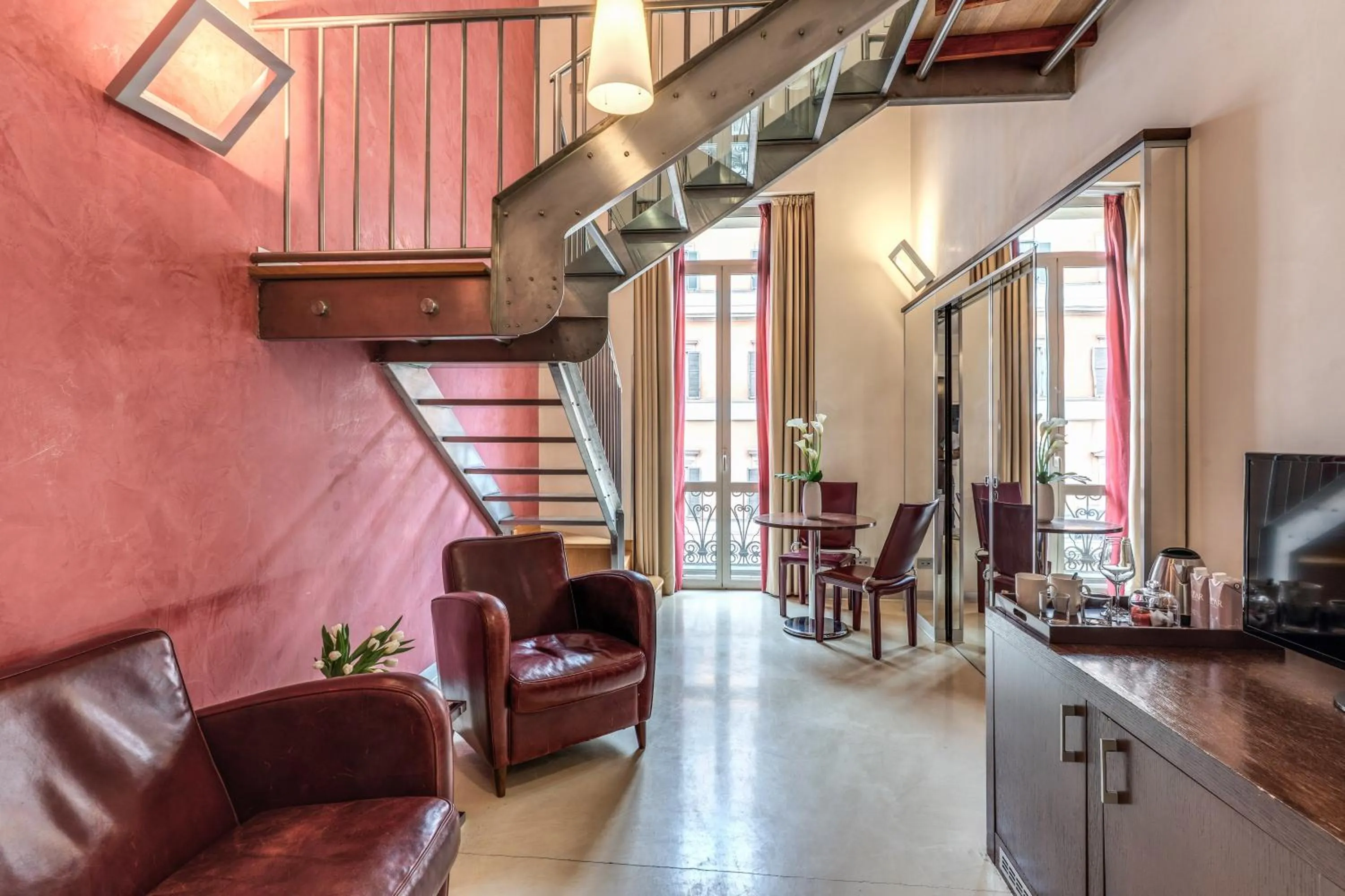 Living room in La Griffe Hotel Roma