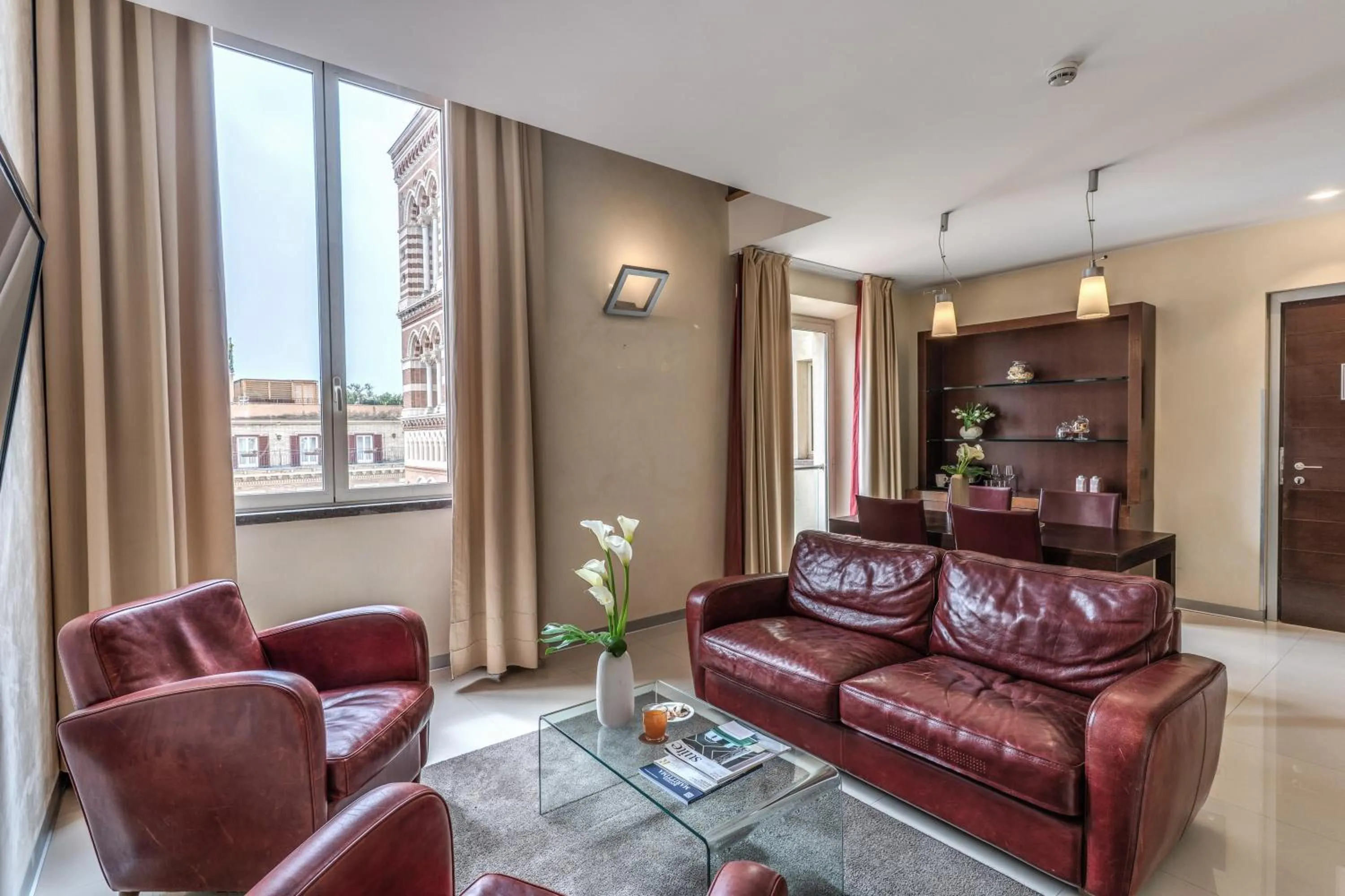 Living room in La Griffe Hotel Roma