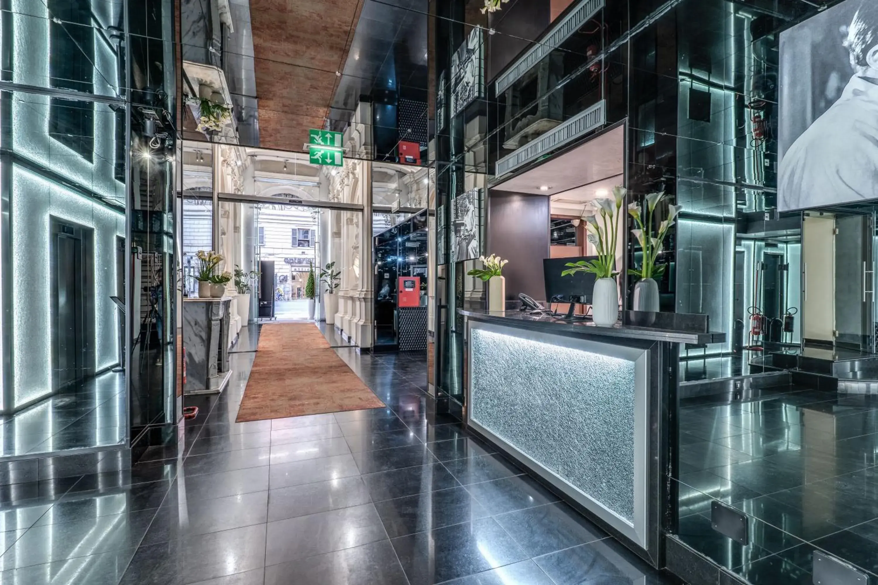 Lobby or reception in La Griffe Hotel Roma Lobby or reception in La Griffe Hotel Roma