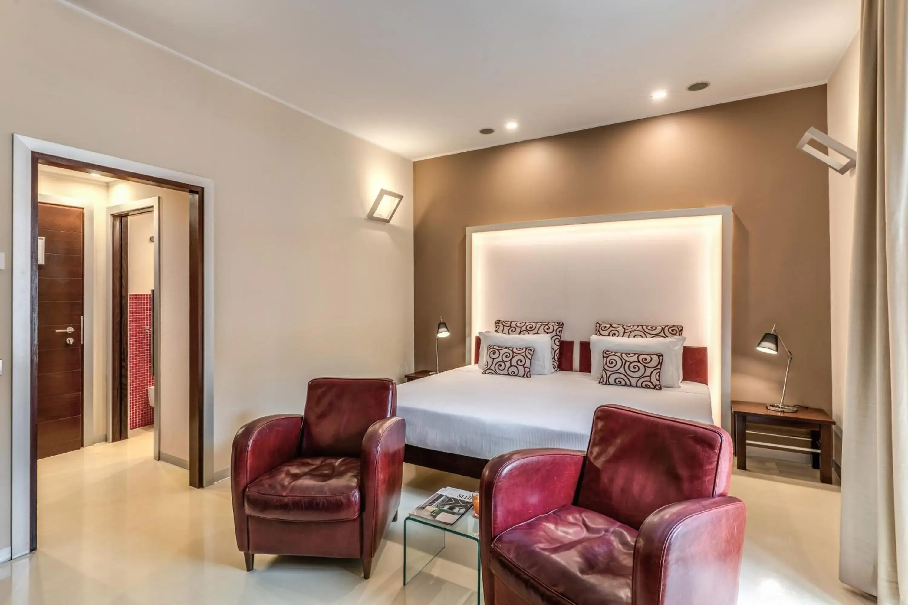 Bed in La Griffe Hotel Roma Bed in La Griffe Hotel Roma