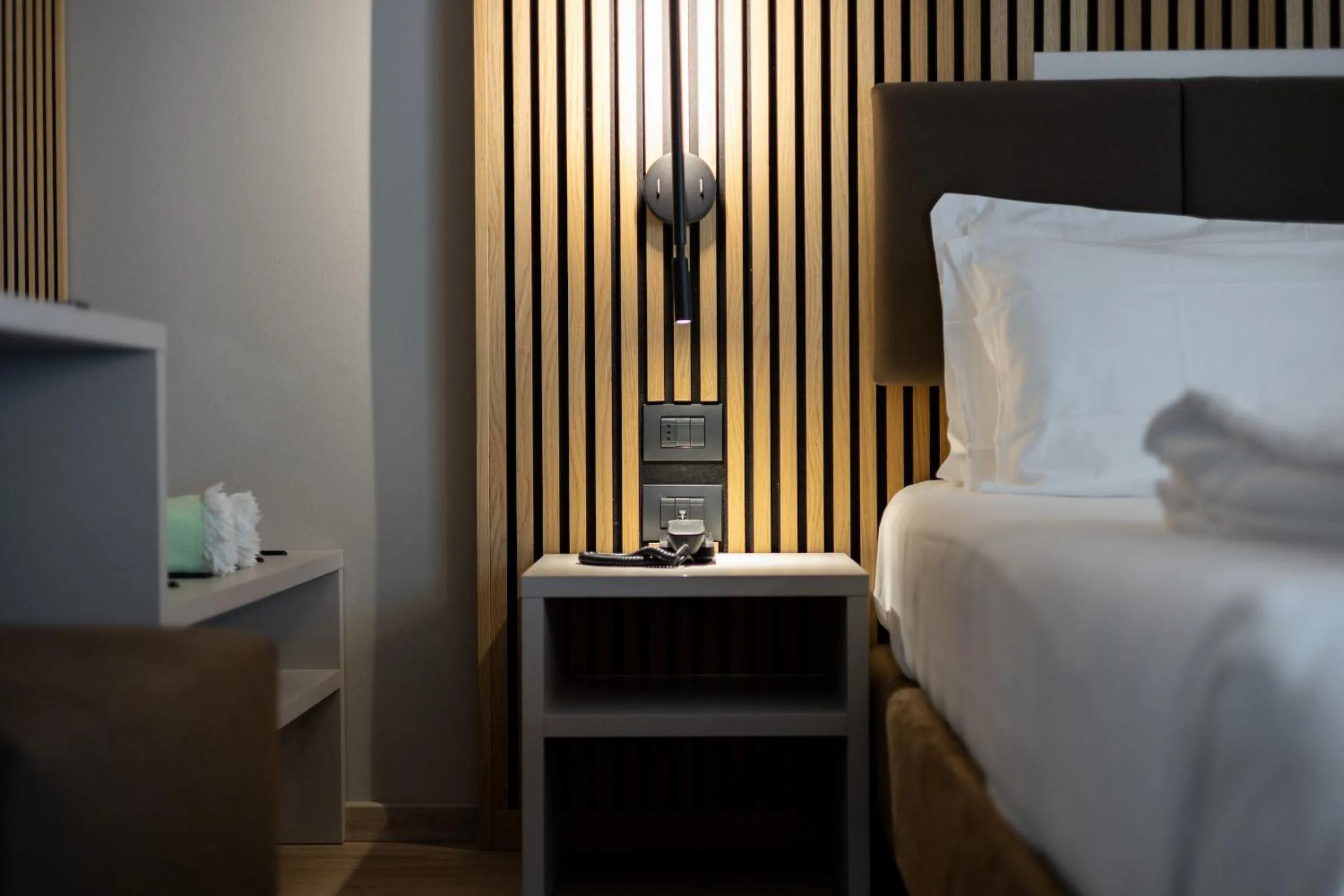 Decorative detail, Bed in Brione Green Resort