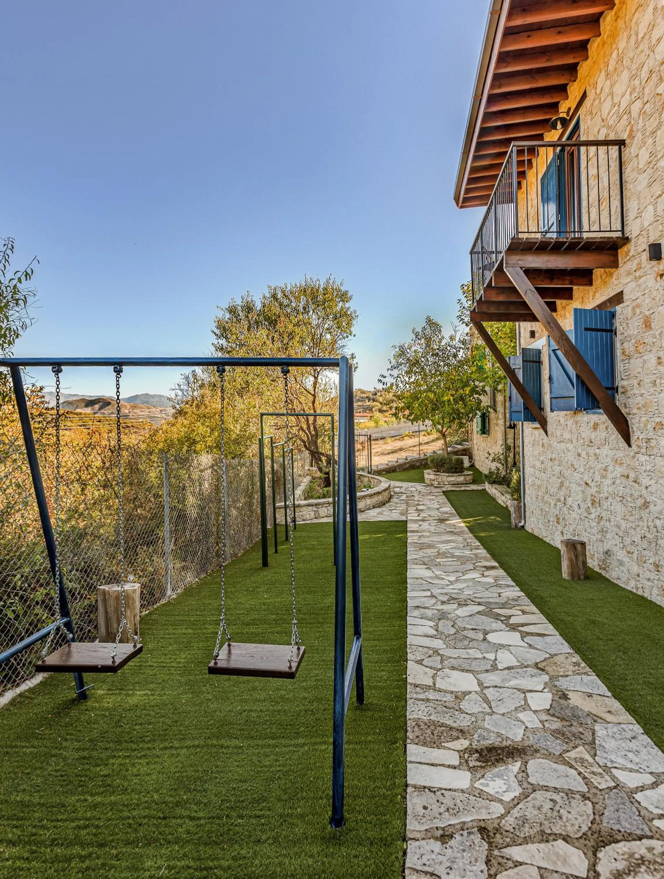 Patio in Oinoessa Traditional Boutique Guest Houses
