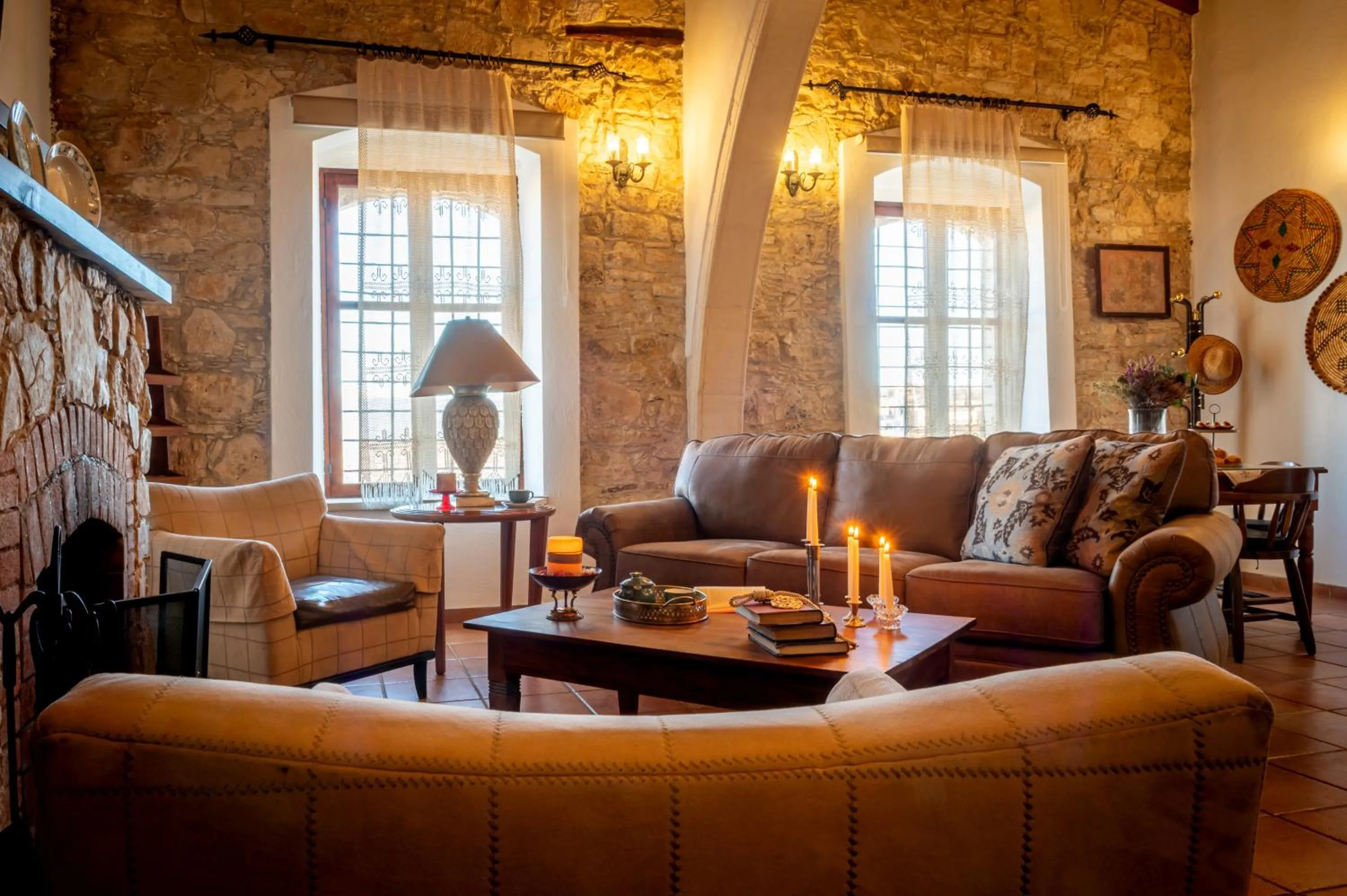 Living room in Oinoessa Traditional Boutique Guest Houses