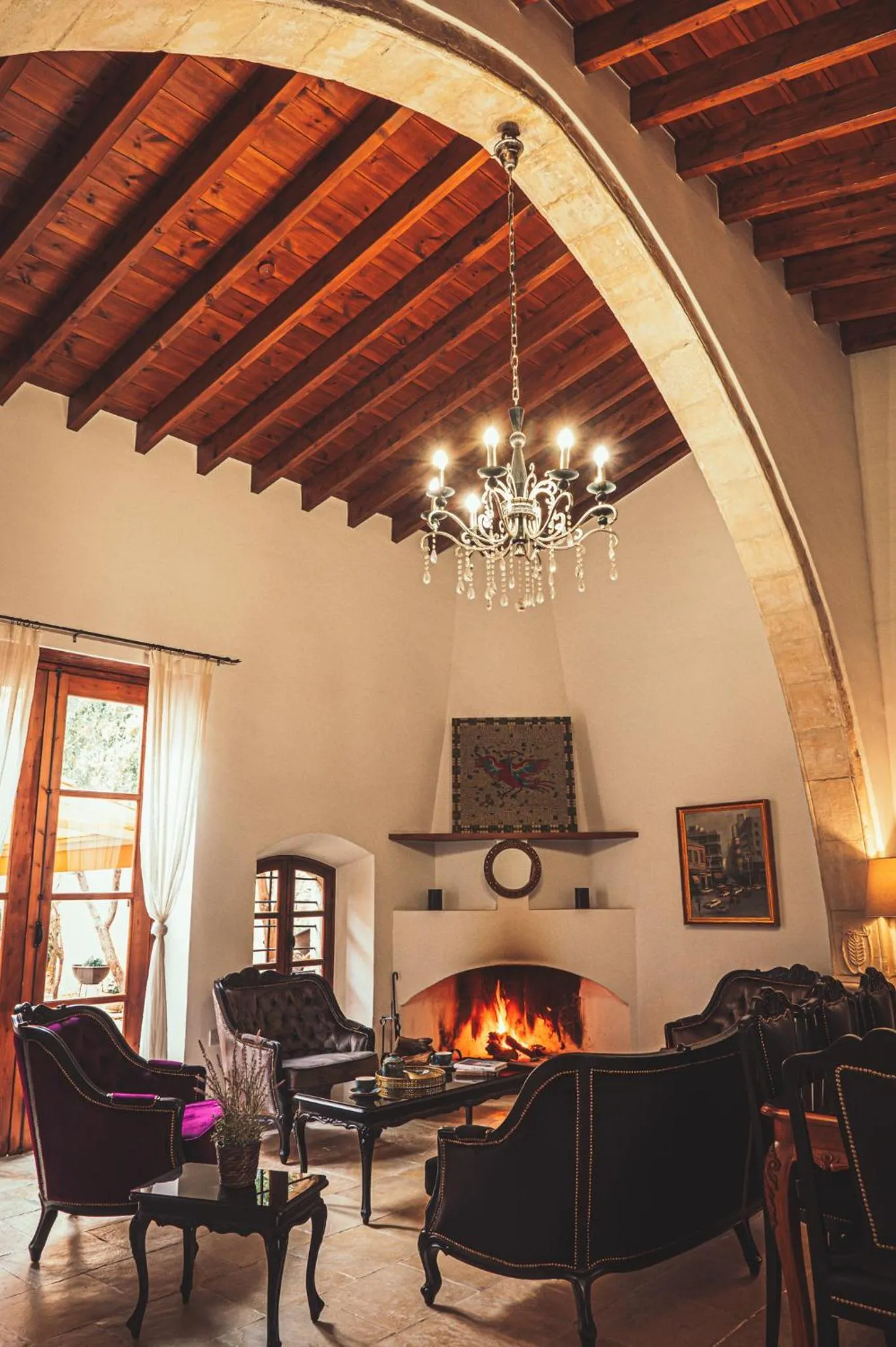 TV and multimedia in Oinoessa Traditional Boutique Guest Houses