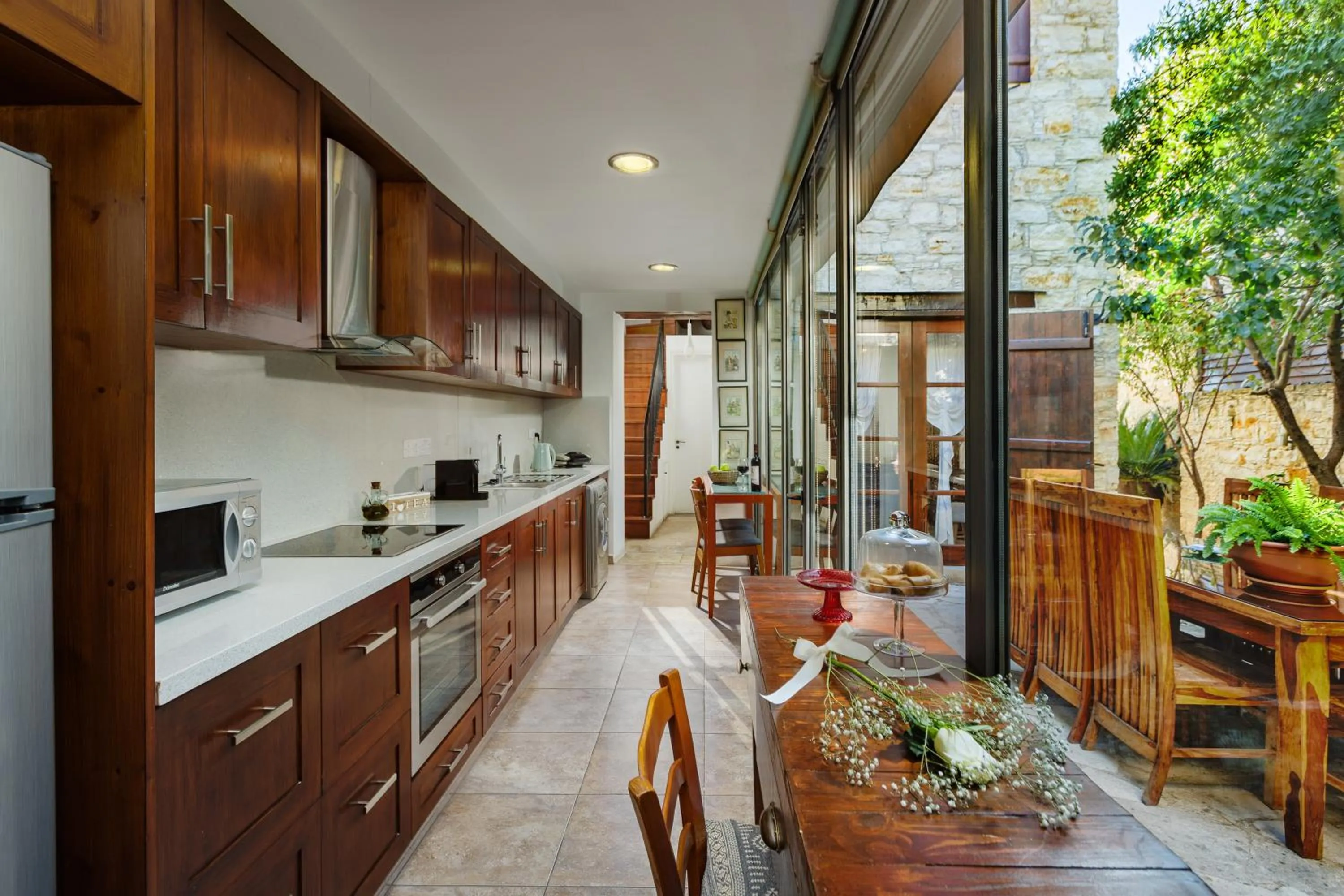 kitchen in Oinoessa Traditional Boutique Guest Houses