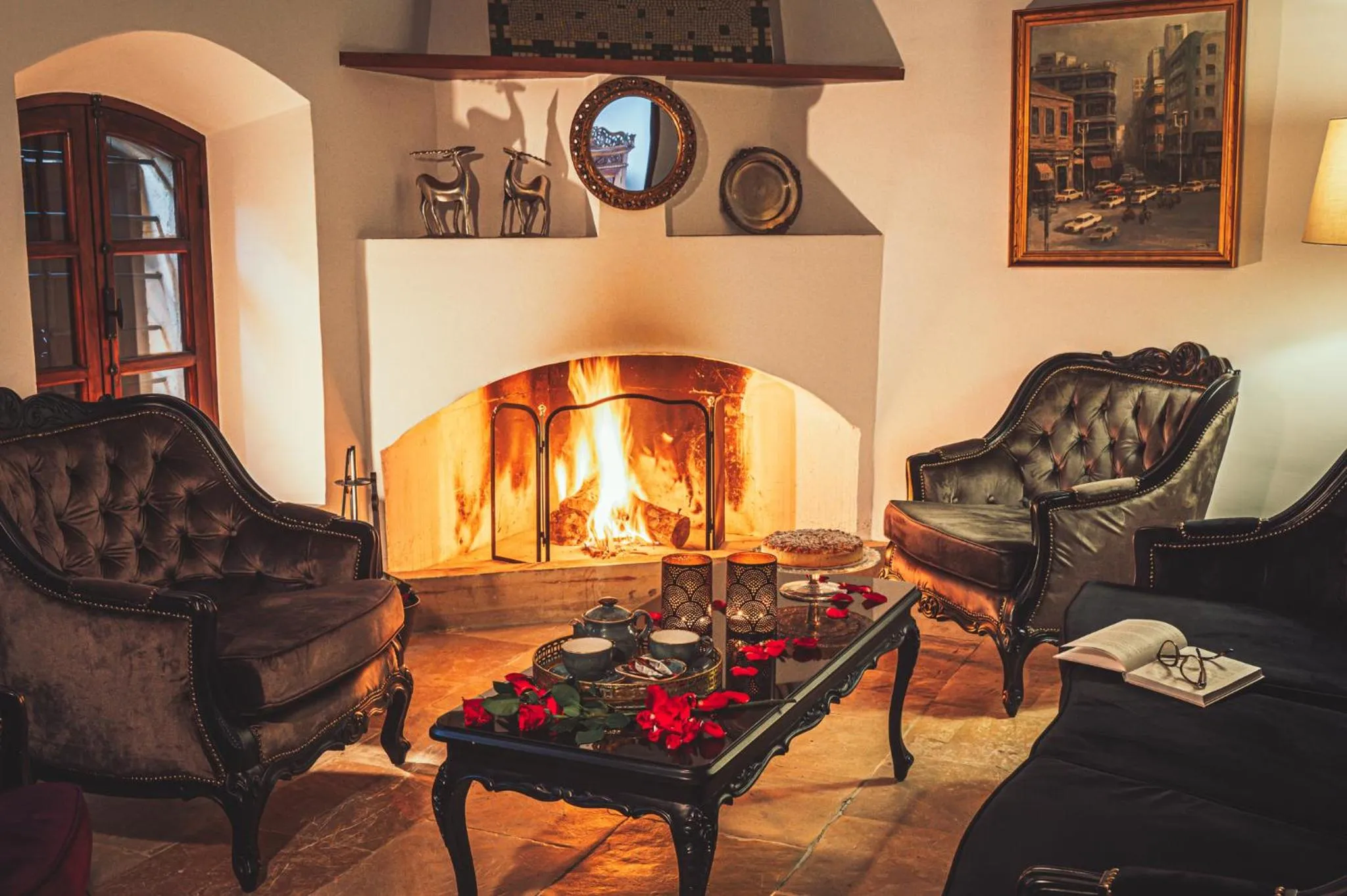 Living room in Oinoessa Traditional Boutique Guest Houses