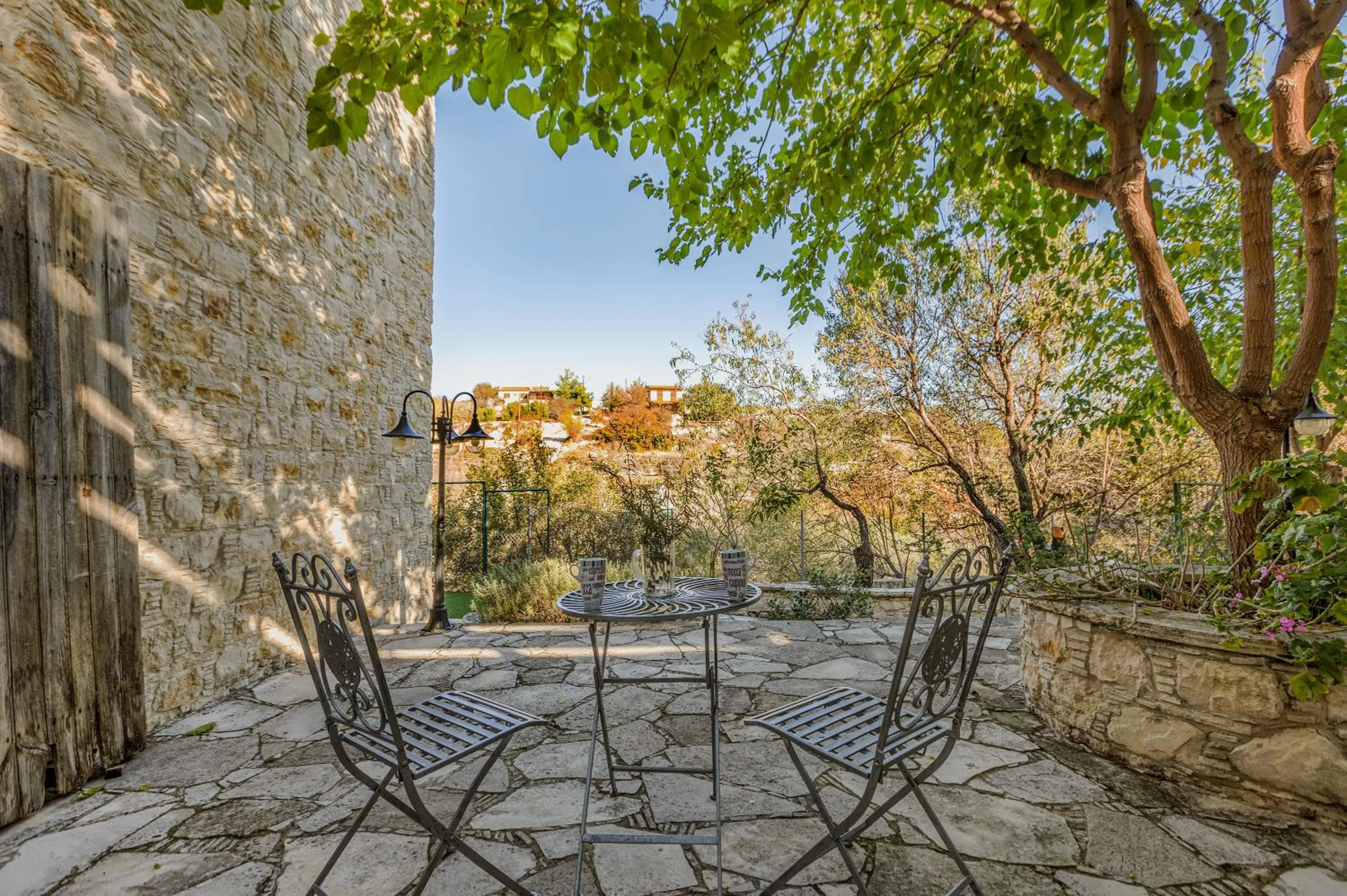 Patio in Oinoessa Traditional Boutique Guest Houses