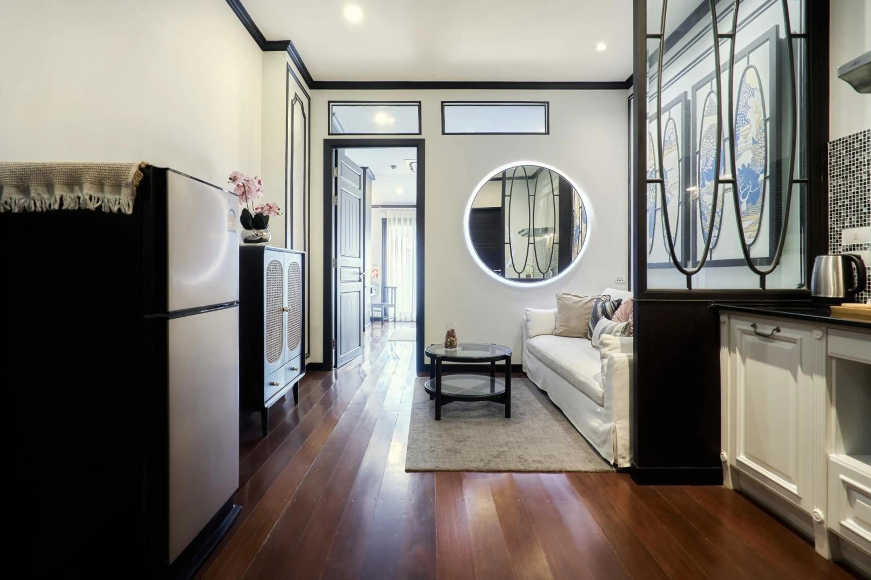 Living room, Bed in BAAN 125 STAY Phuket