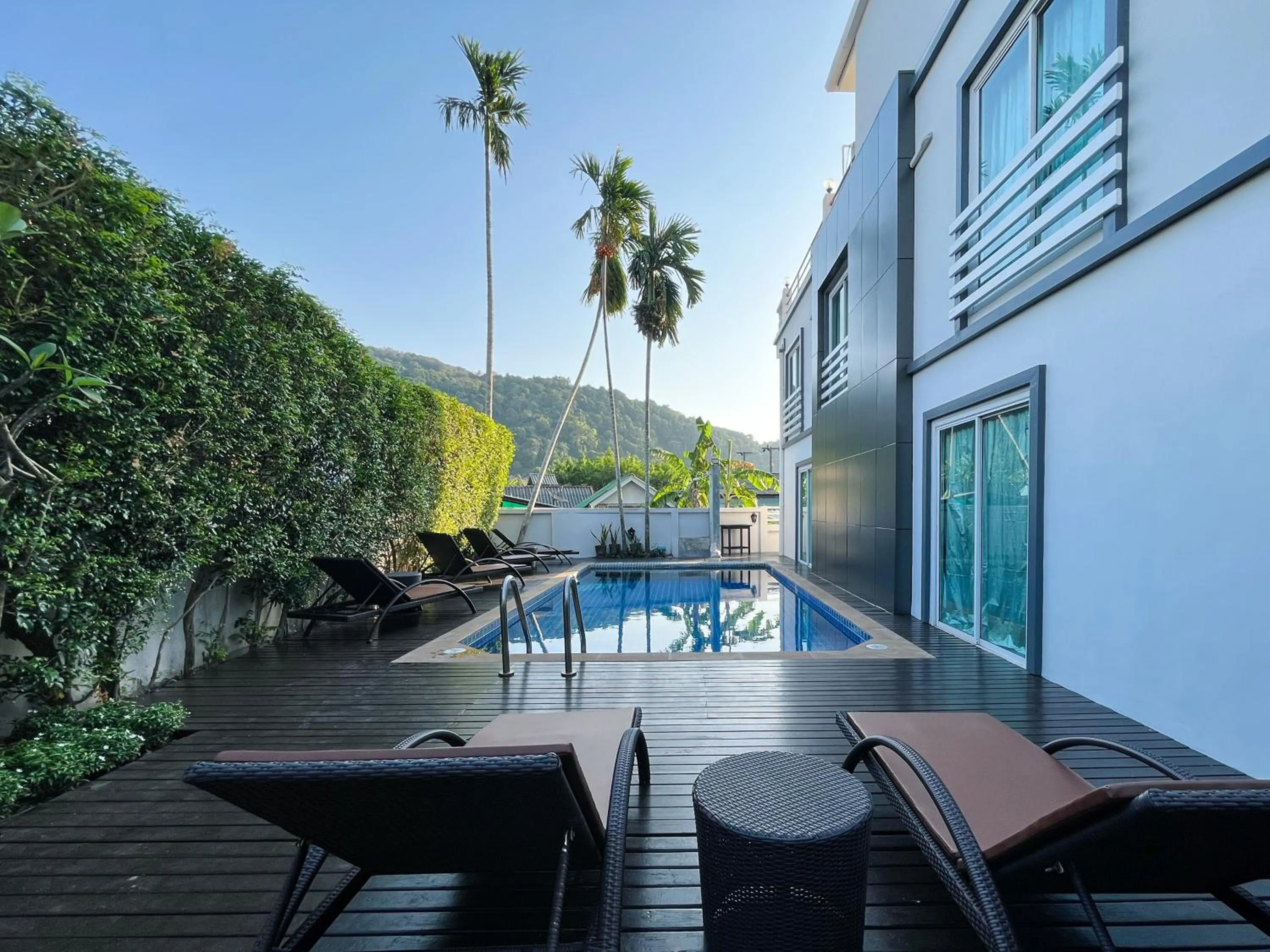 Pool view in Purepamvillage