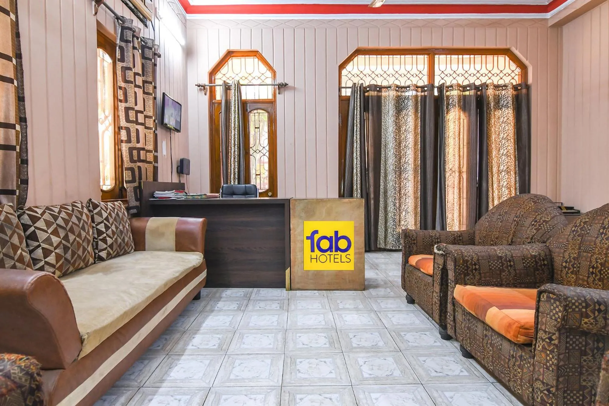 Lobby or reception in FabHotel Vicky