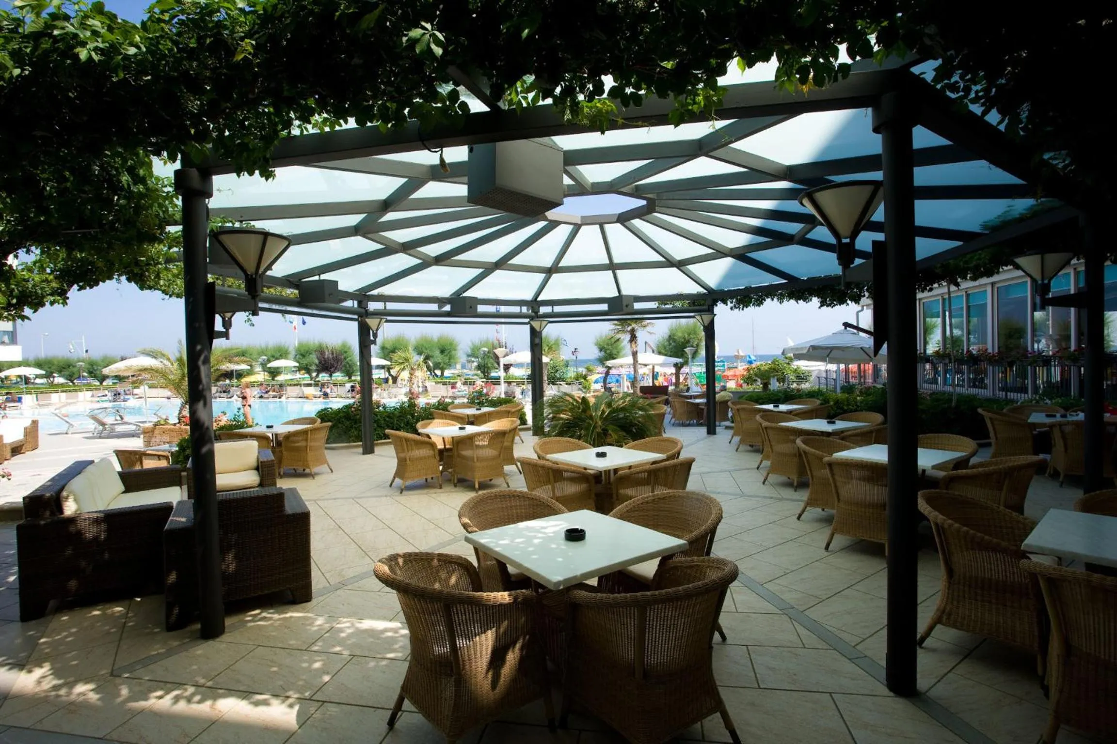 Garden in Hotel Miramare