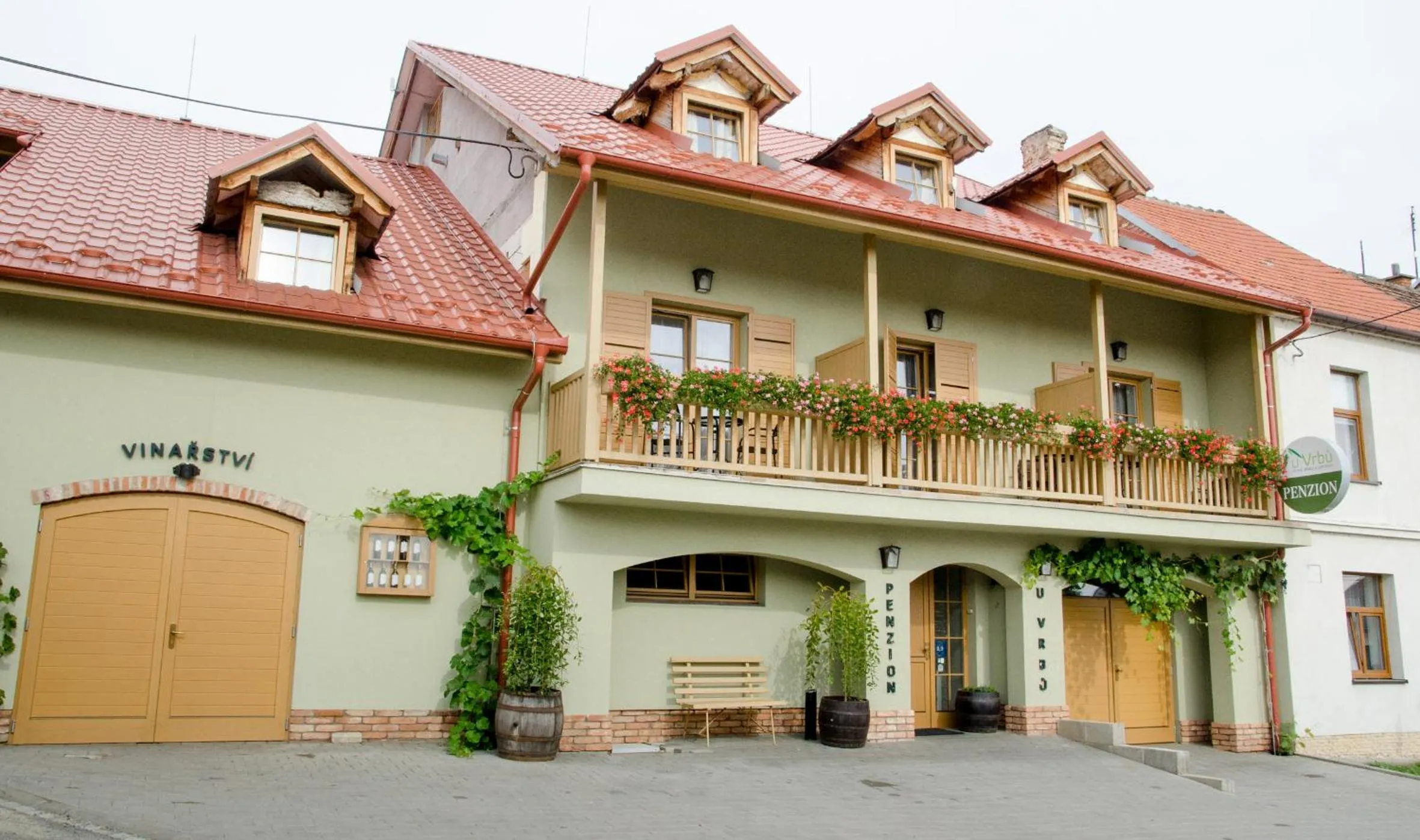 Property building in Penzion a vinařství U Vrbů