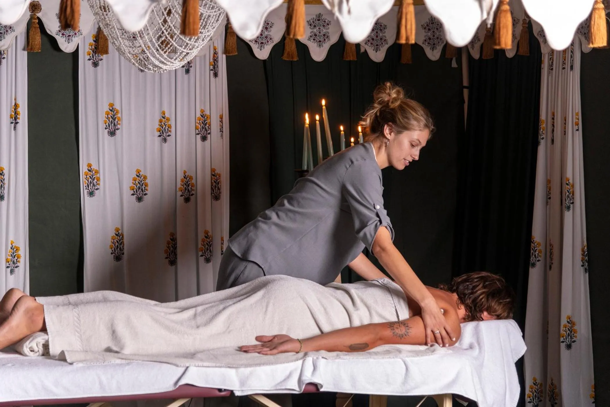 Spa and wellness centre/facilities in Villa Bonomo Charme Hotel