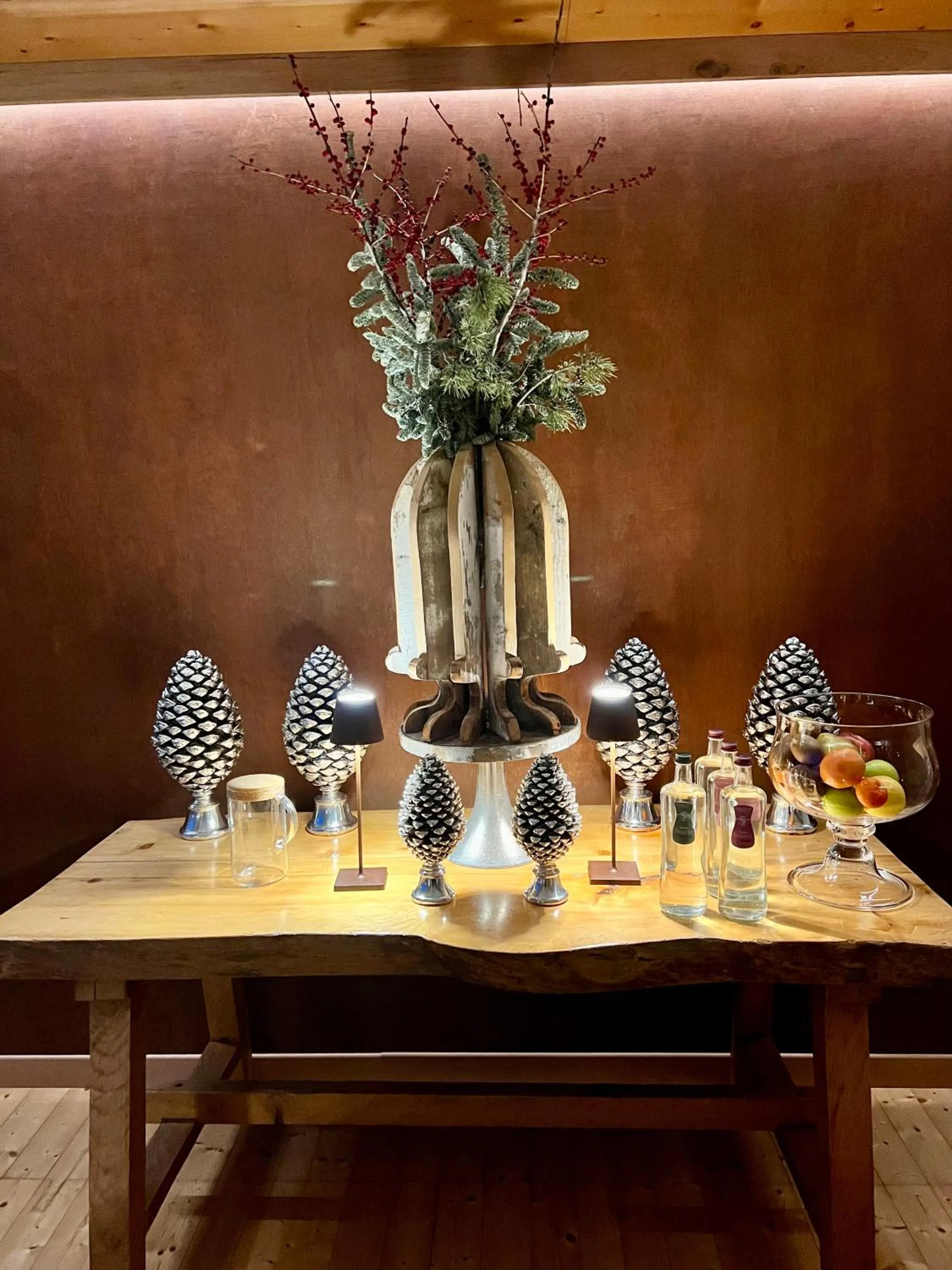 Decorative detail in Villa Bonomo Charme Hotel