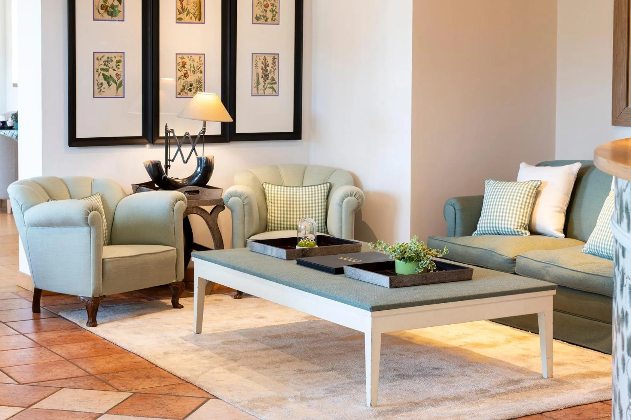 Living room in Villa Bonomo Charme Hotel