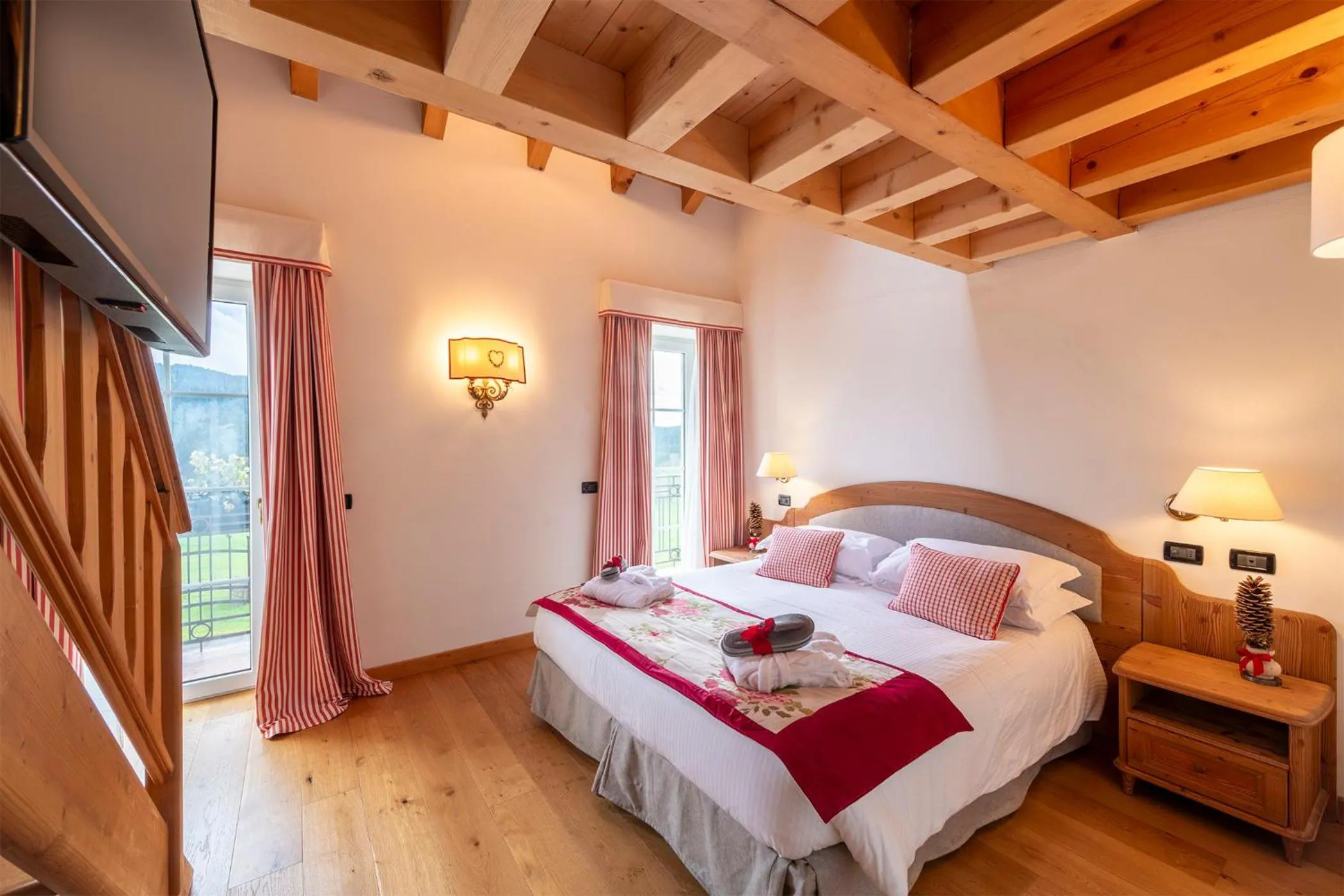 Bed in Villa Bonomo Charme Hotel