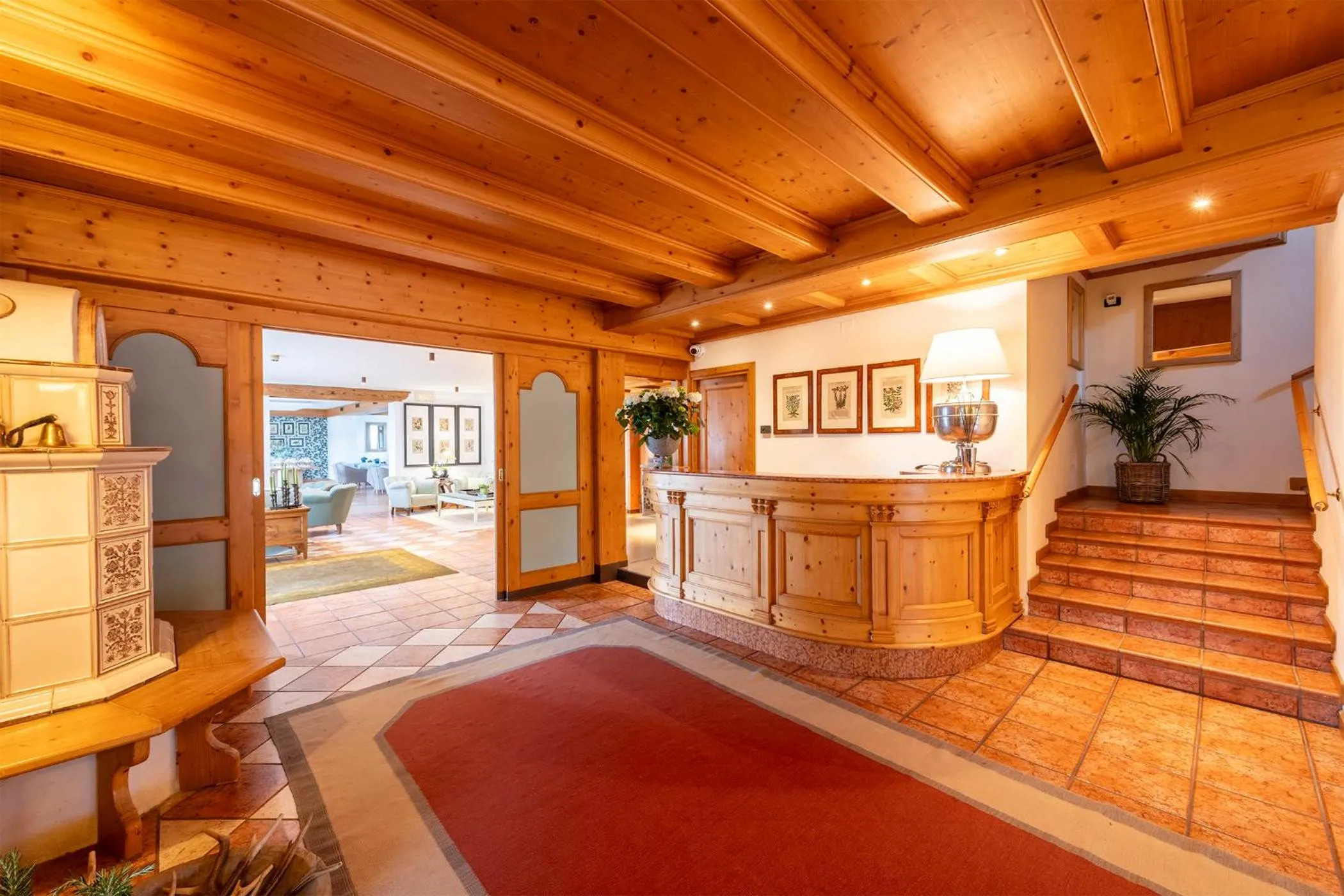 Lobby or reception in Villa Bonomo Charme Hotel