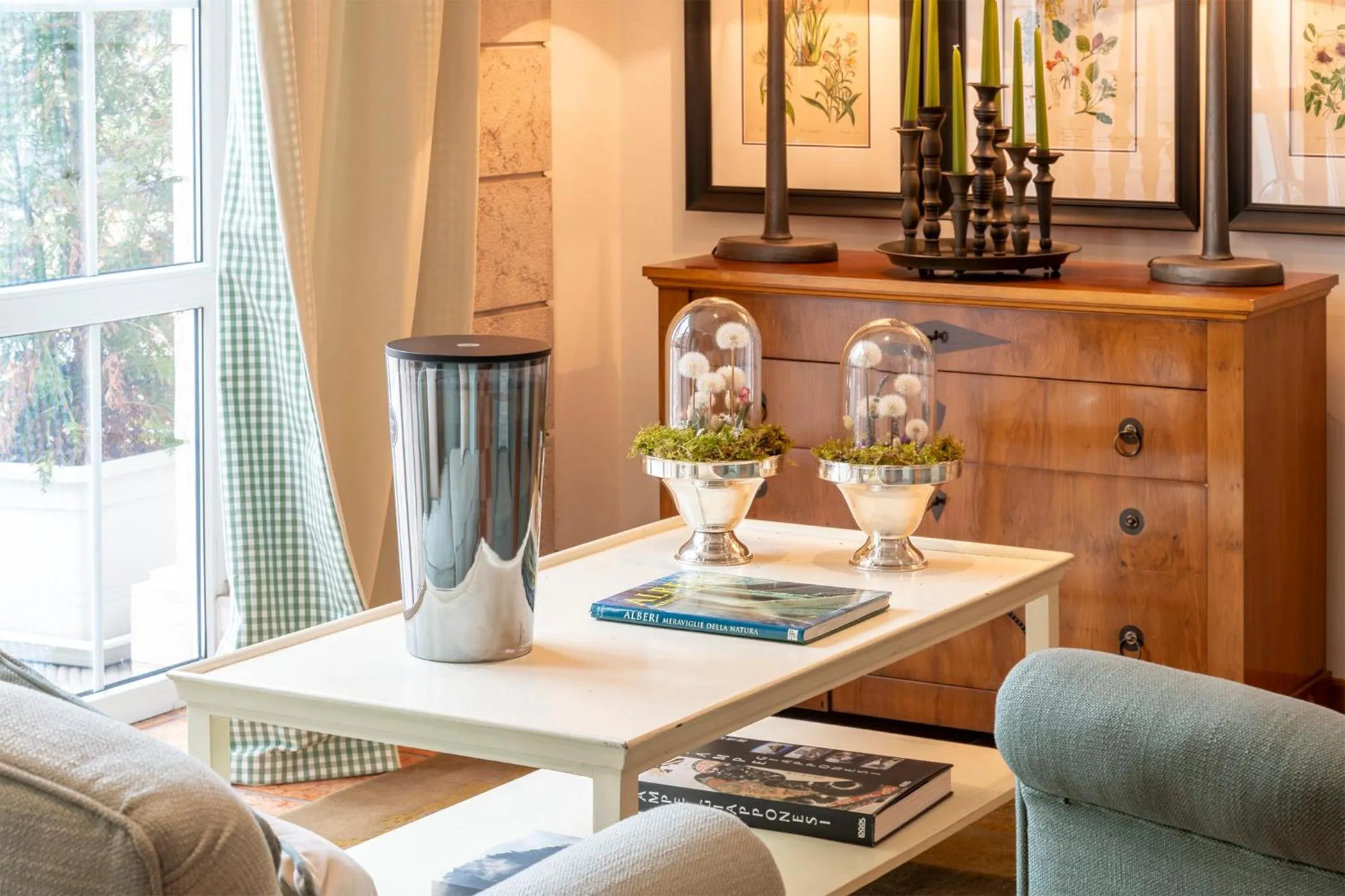Living room in Villa Bonomo Charme Hotel