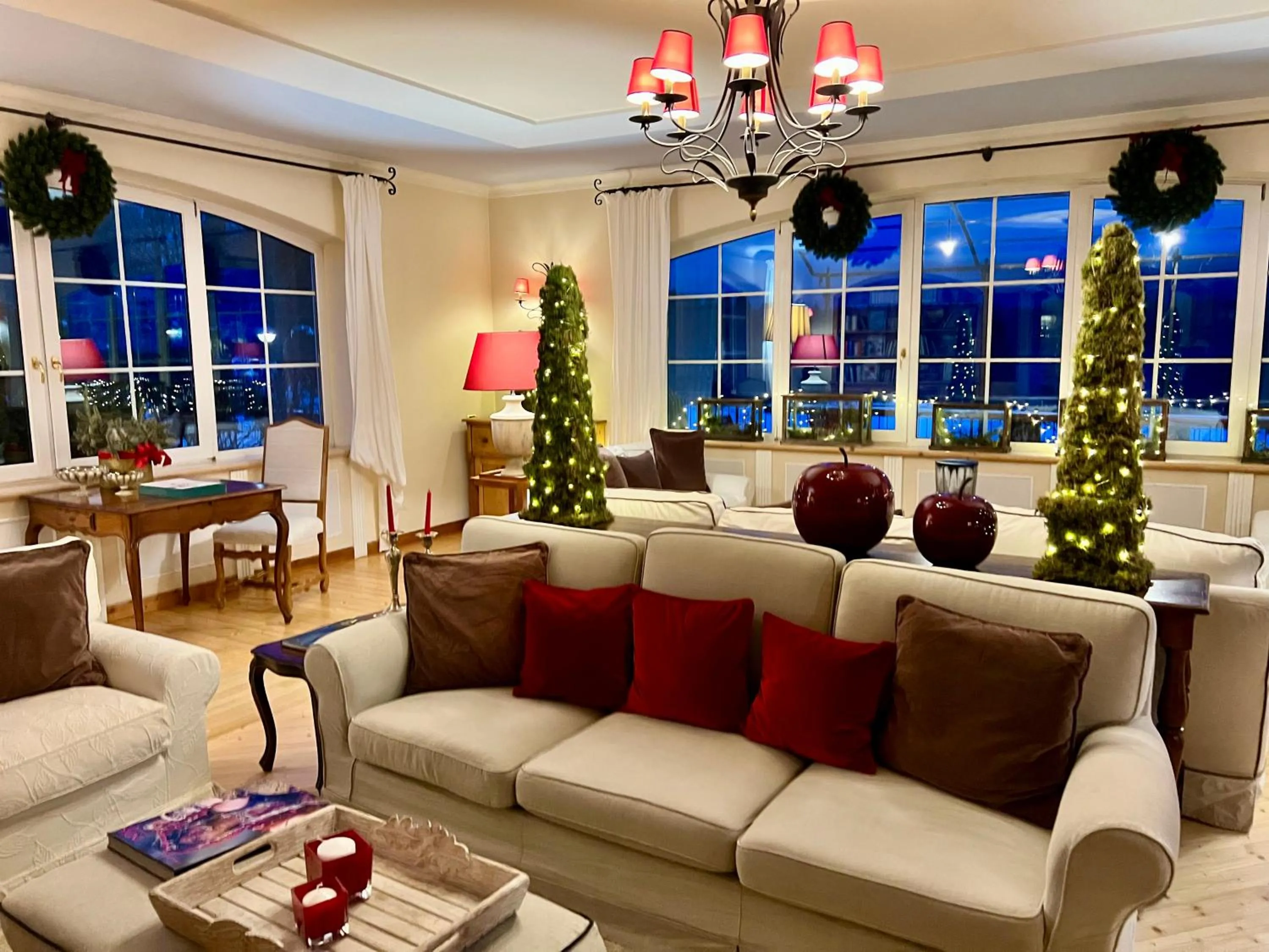 Living room in Villa Bonomo Charme Hotel