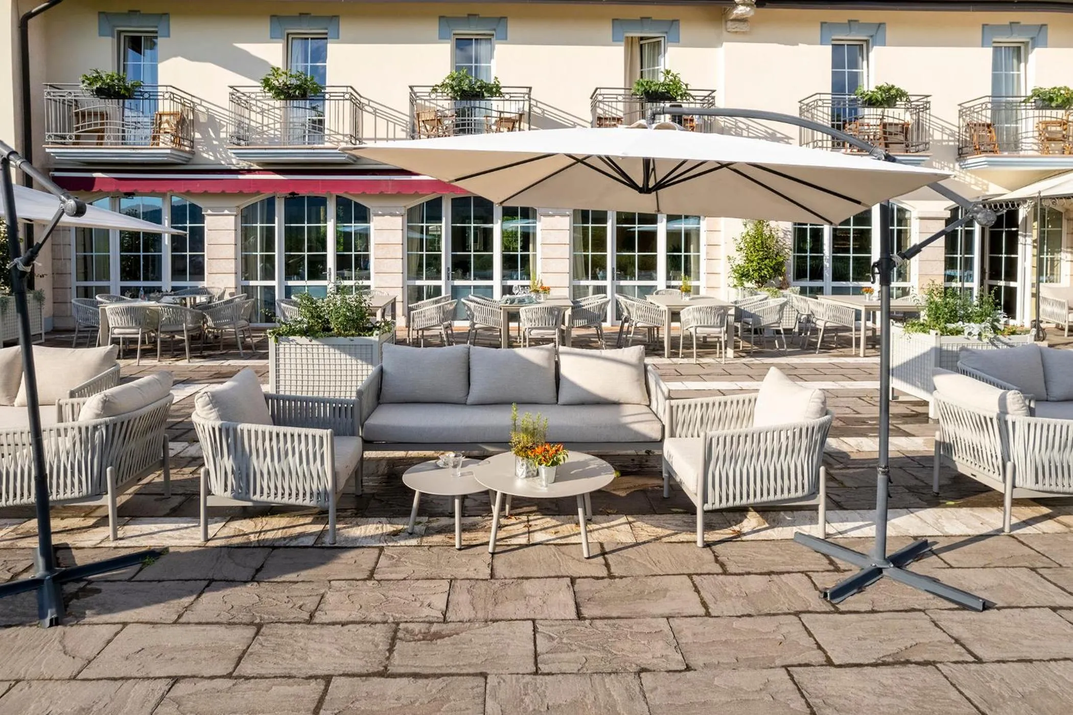 Balcony/Terrace in Villa Bonomo Charme Hotel