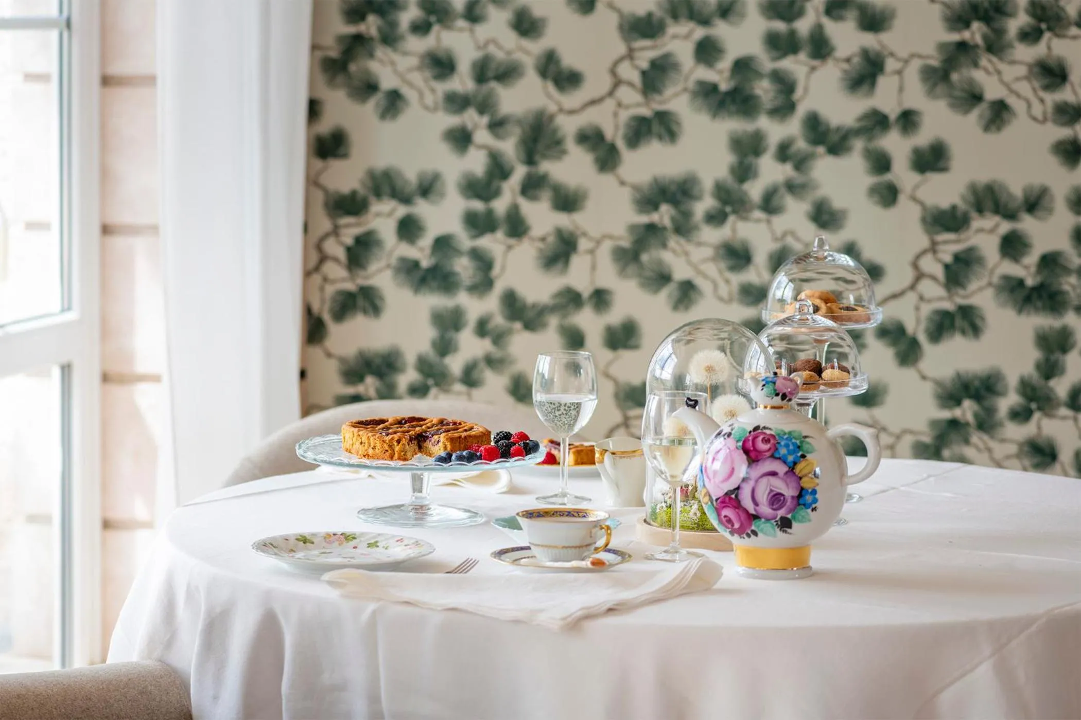 Food and drinks in Villa Bonomo Charme Hotel
