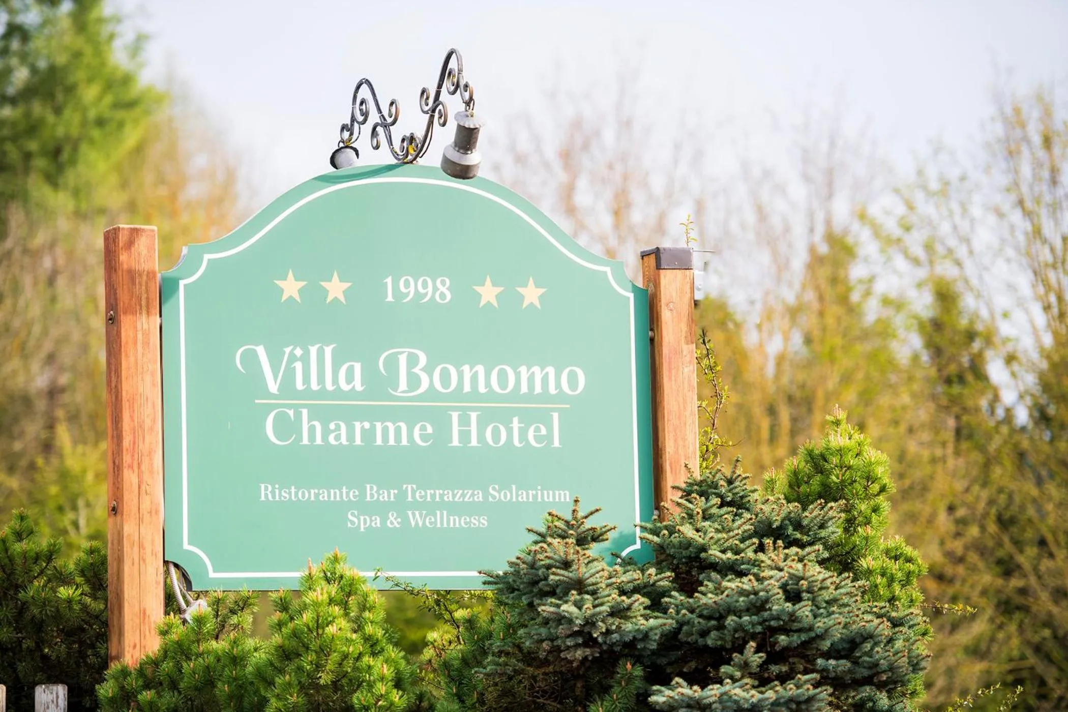 Property logo or sign in Villa Bonomo Charme Hotel