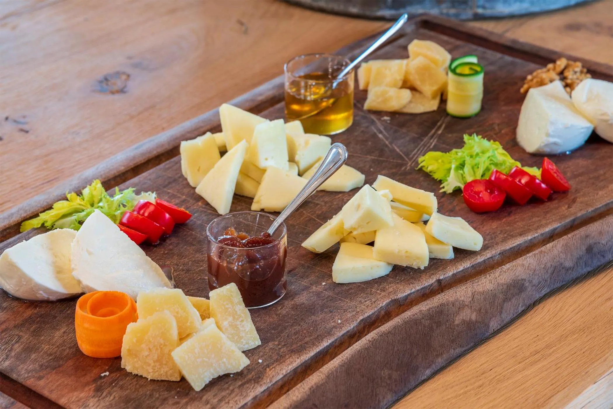 Food and drinks in Villa Bonomo Charme Hotel