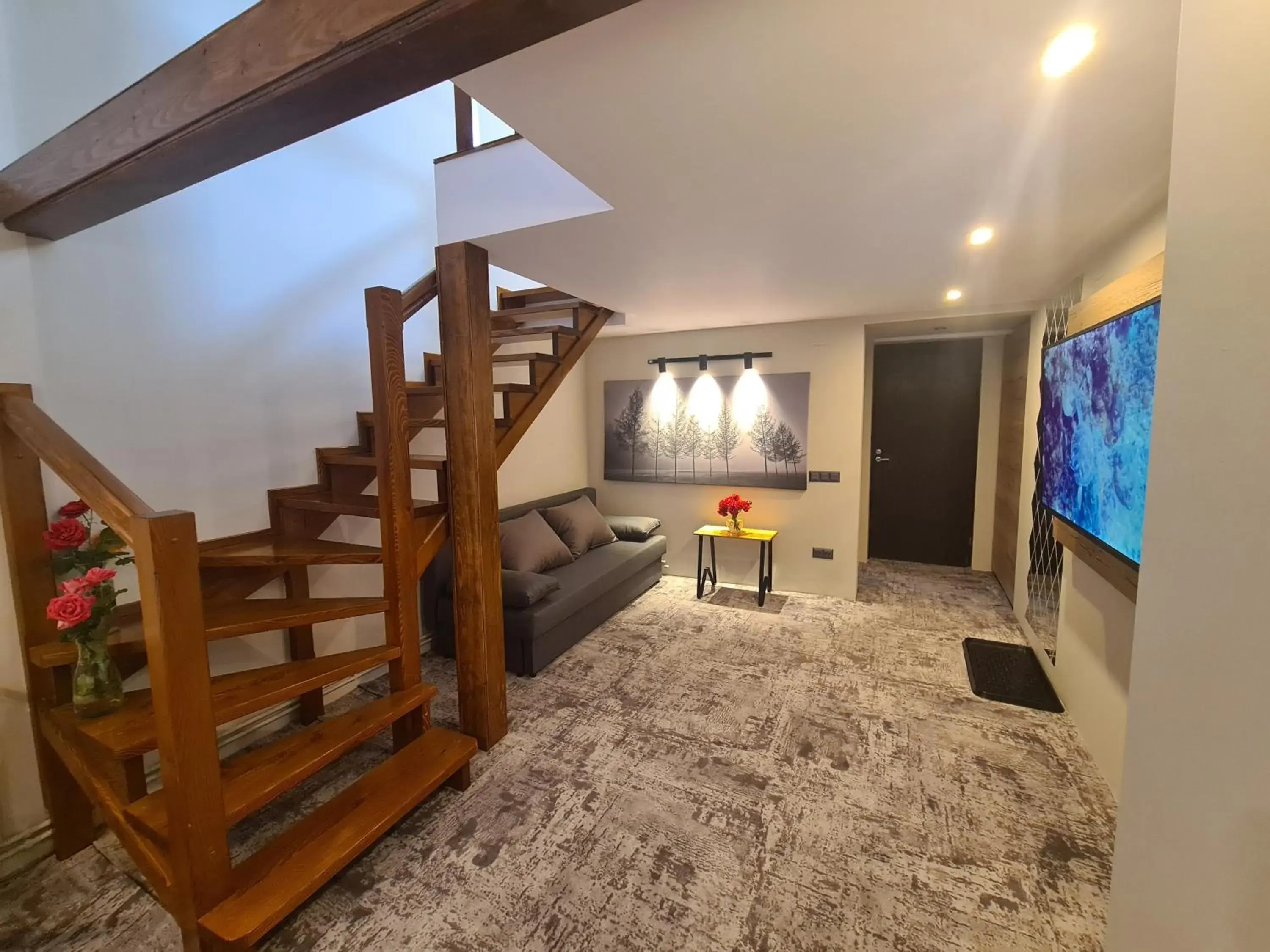 Living room in CASA FLORESCU Living room in CASA FLORESCU