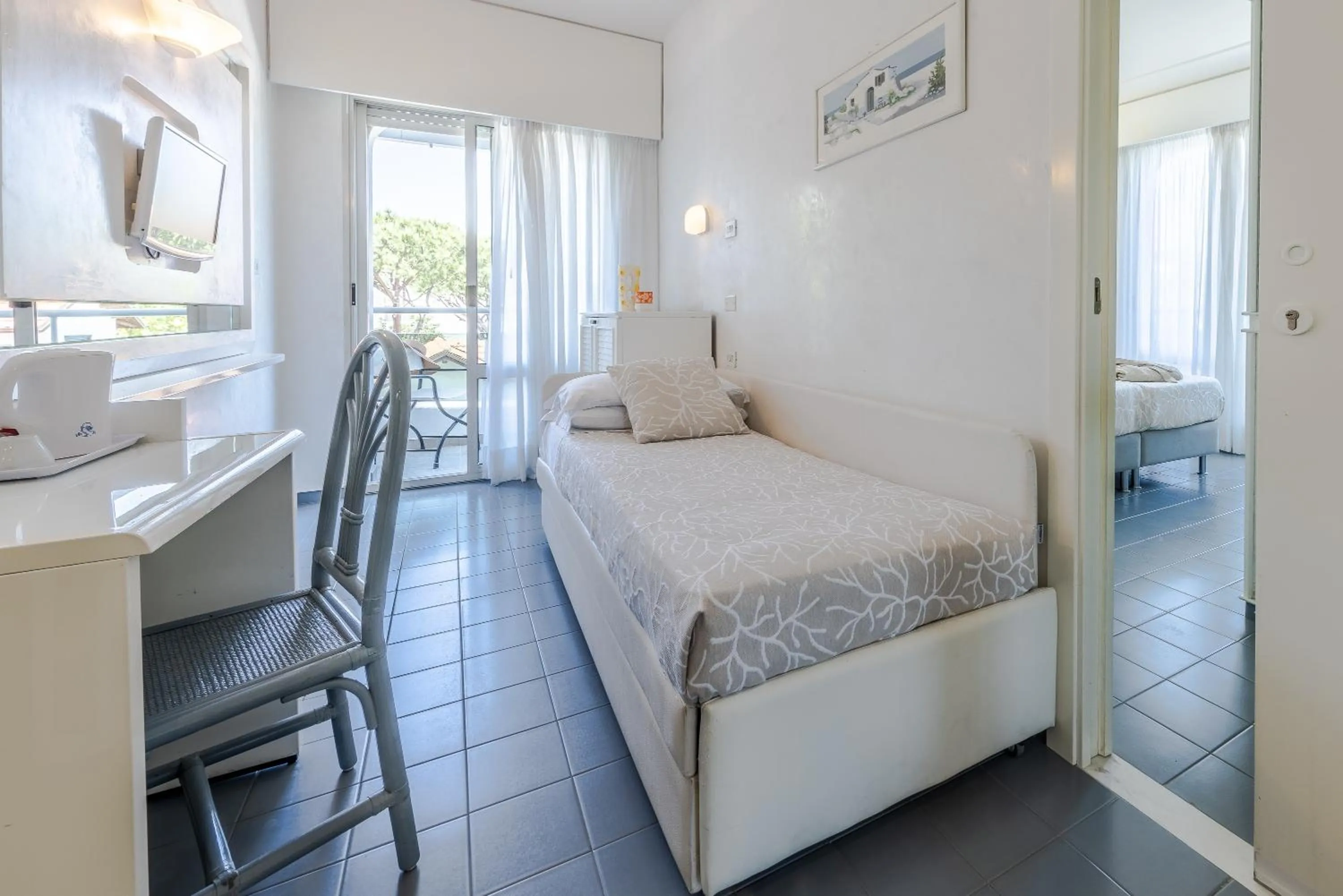 Bed in Hotel Diamond