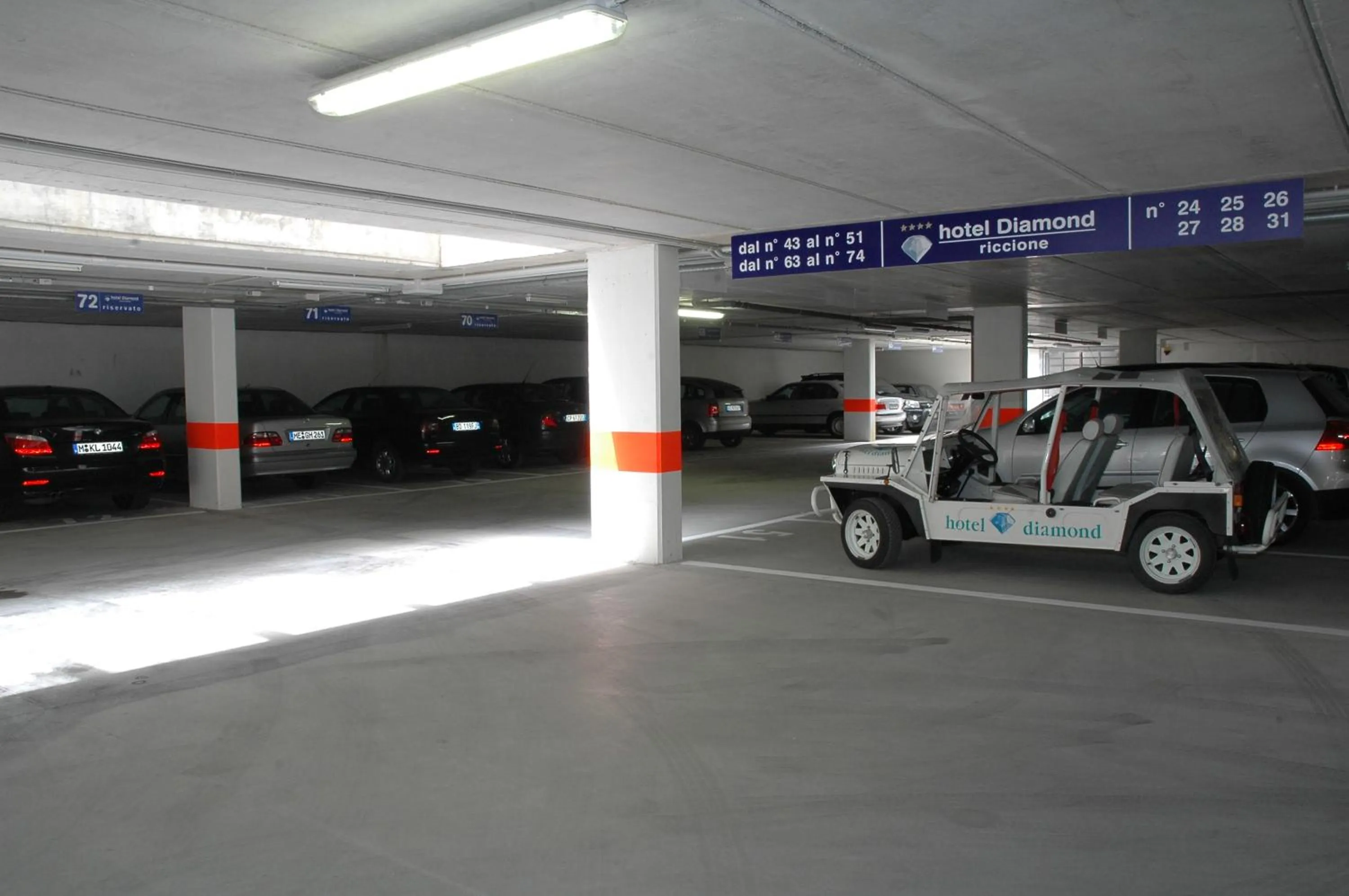 Area and facilities in Hotel Diamond