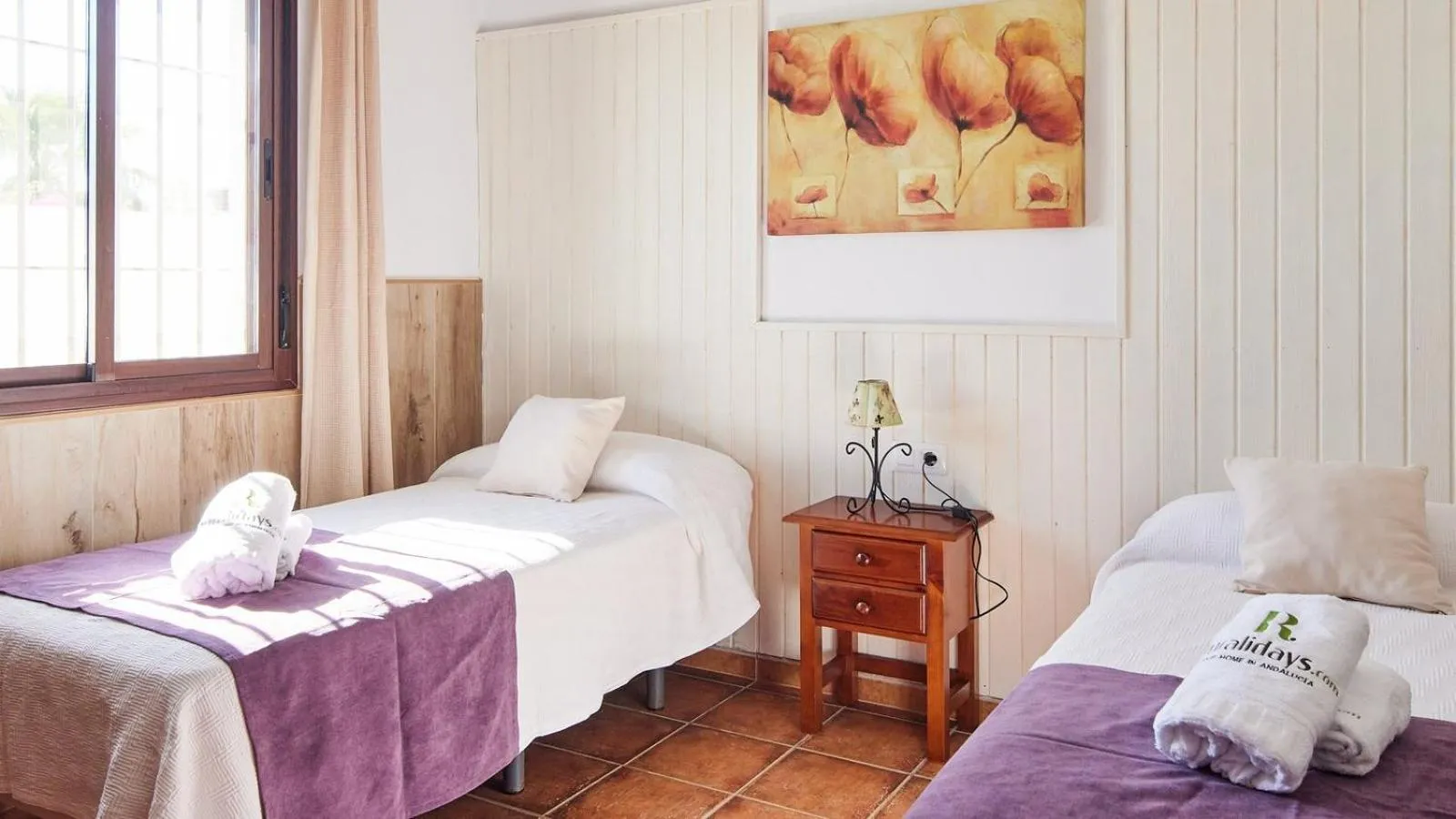 Bedroom, Bed in Chalet El Cancelín Conil de la Frontera by Ruralidays