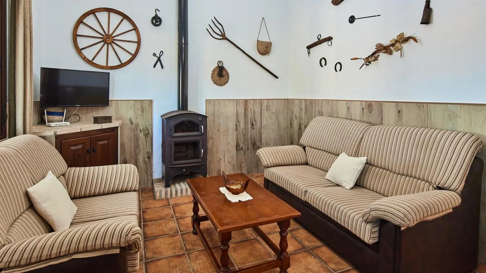 Living room in Chalet El Cancelín Conil de la Frontera by Ruralidays