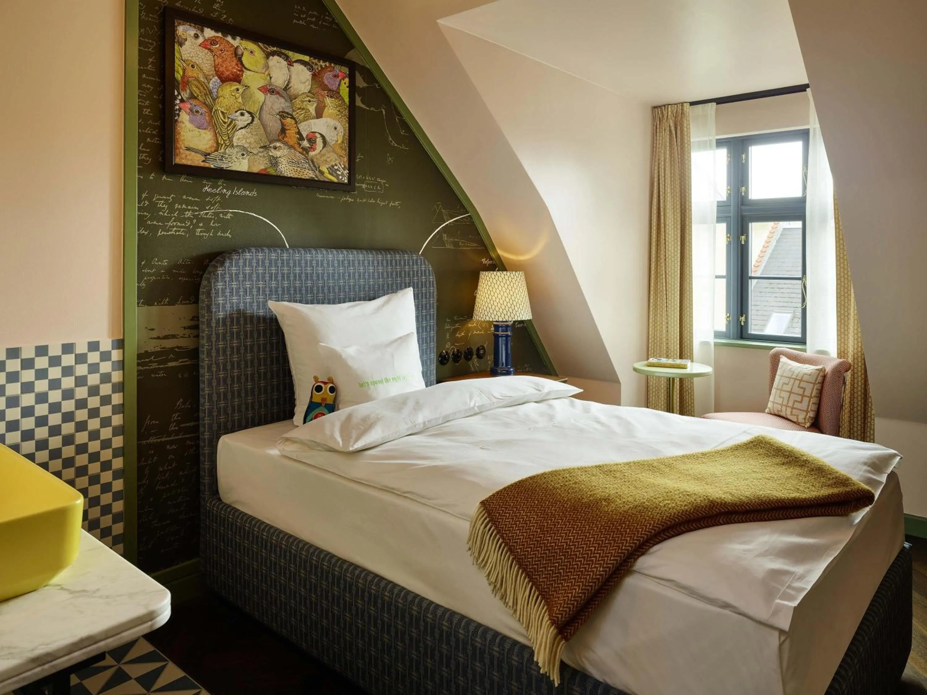 Bedroom, Bed in 25hours Hotel Indre By