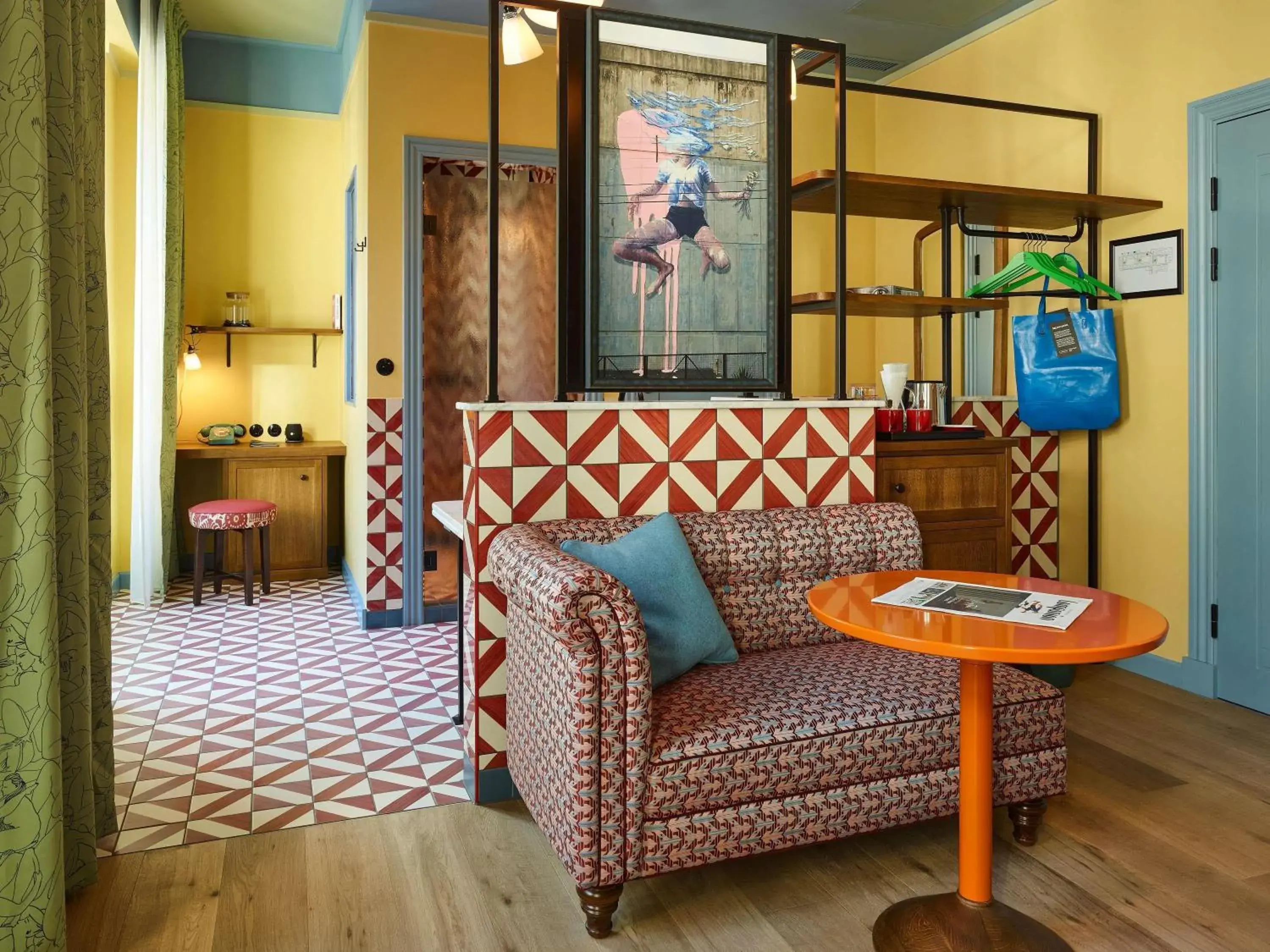 Bedroom in 25hours Hotel Indre By Bedroom in 25hours Hotel Indre By