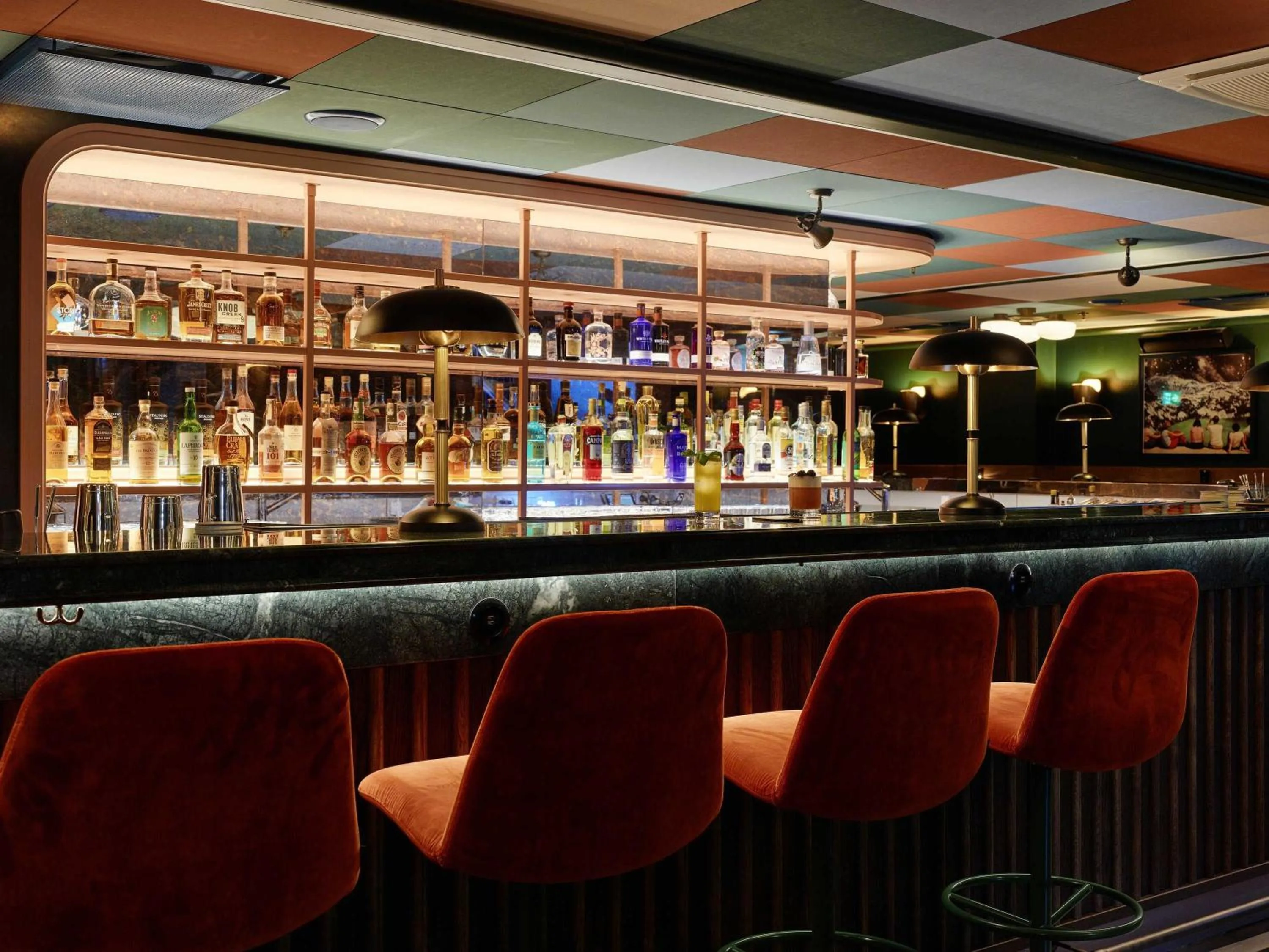 Lounge or bar in 25hours Hotel Indre By