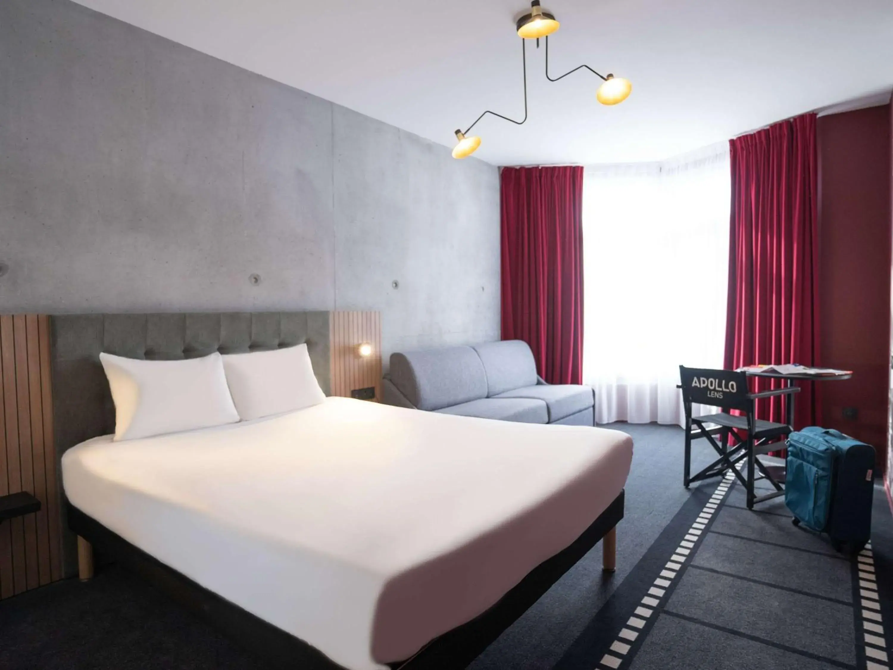 Bedroom, Bed in ibis Styles Lens Centre Gare Bedroom, Bed in ibis Styles Lens Centre Gare