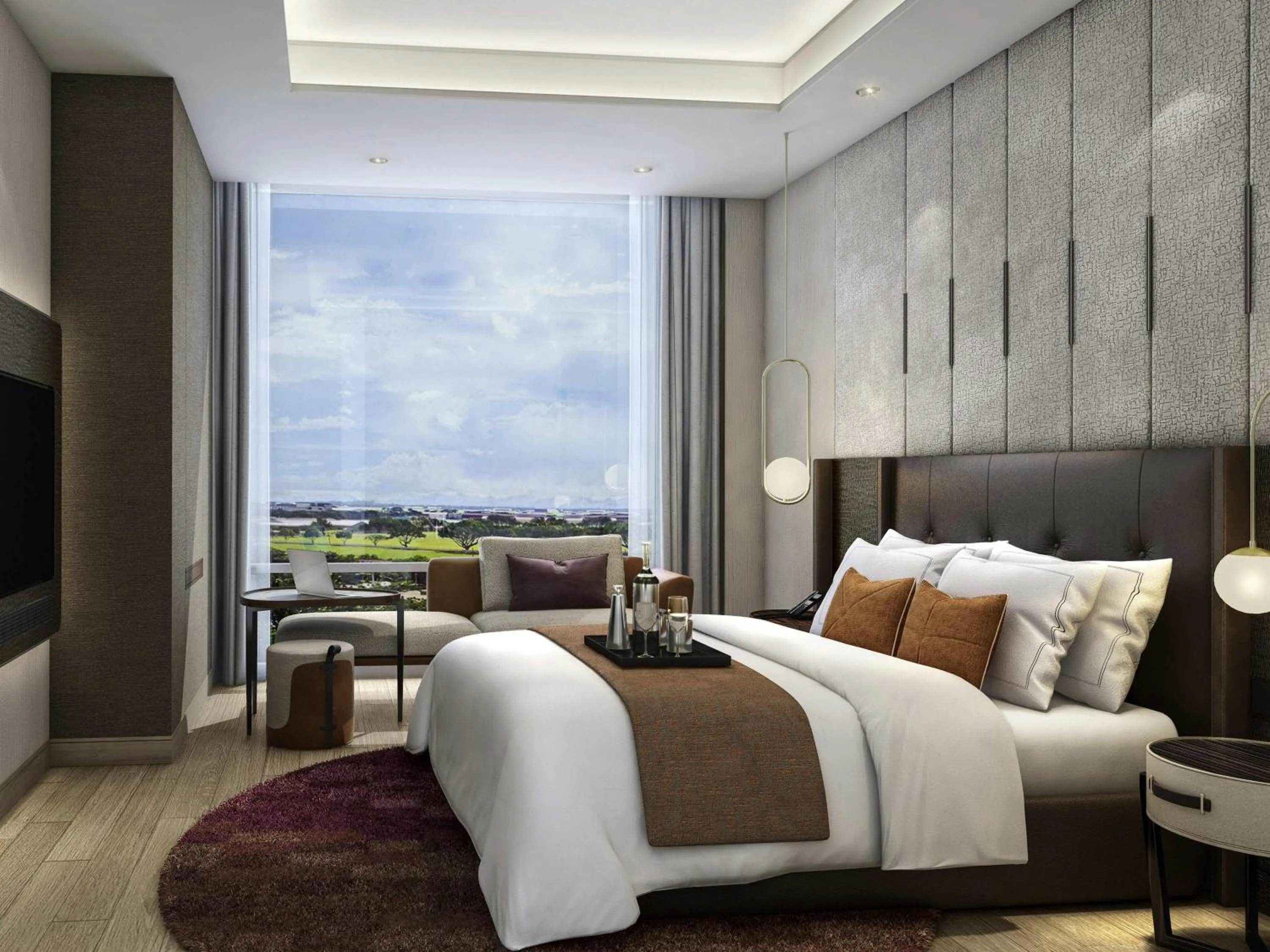 Bedroom, Bed in Swissôtel Clark Philippines