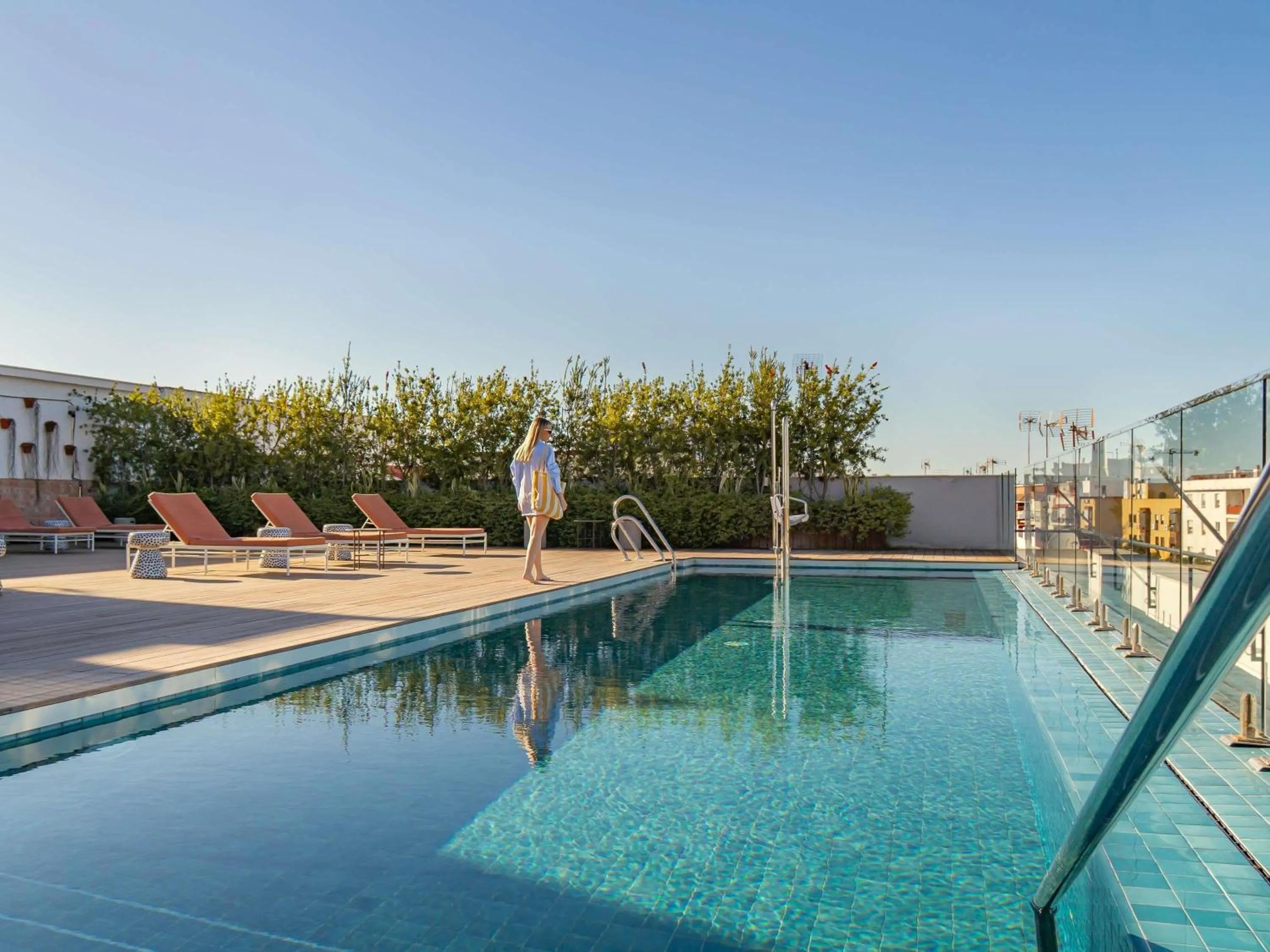 Pool view in Ibis Styles Sevilla City Santa Justa