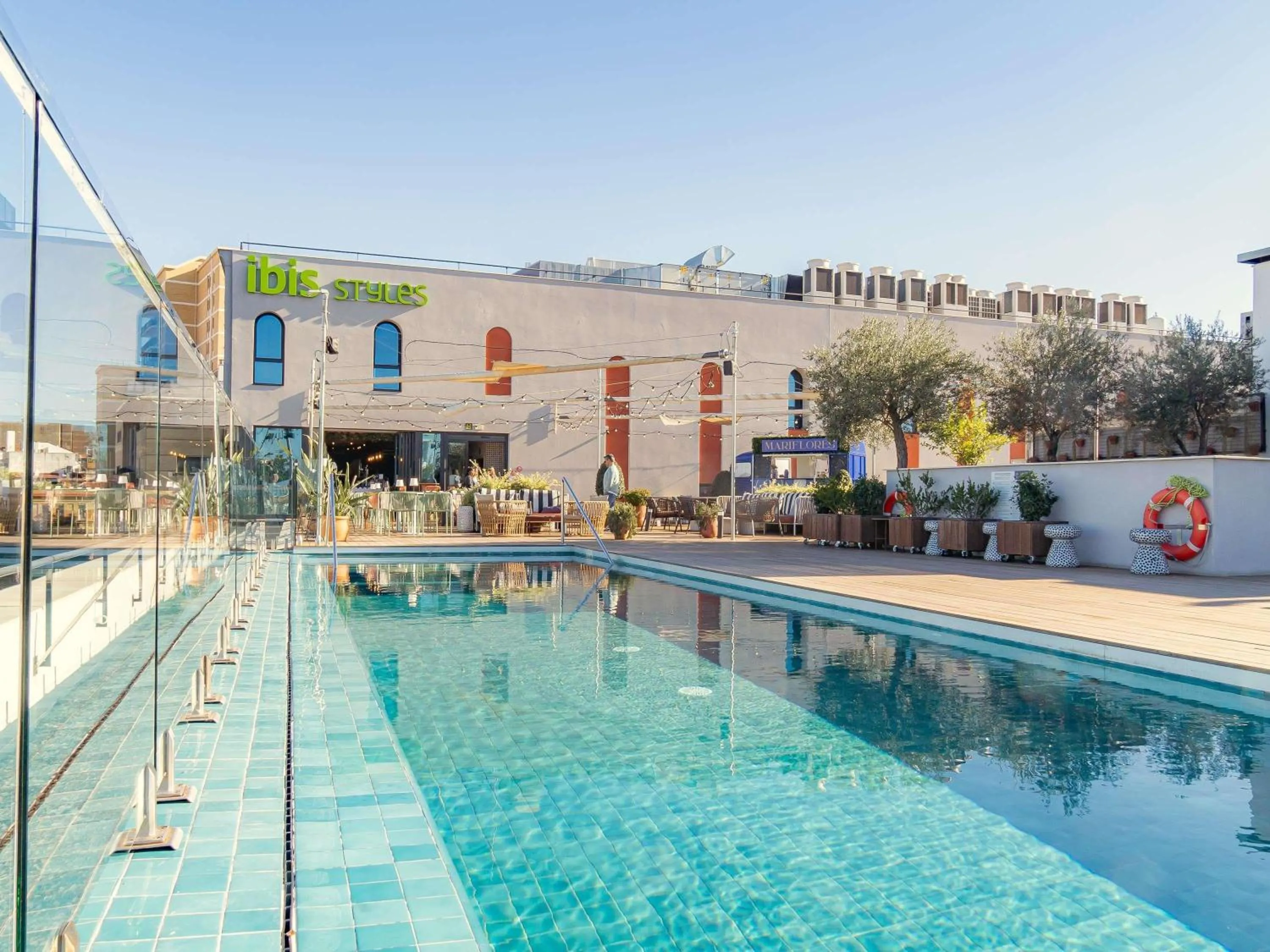 Pool view in Ibis Styles Sevilla City Santa Justa
